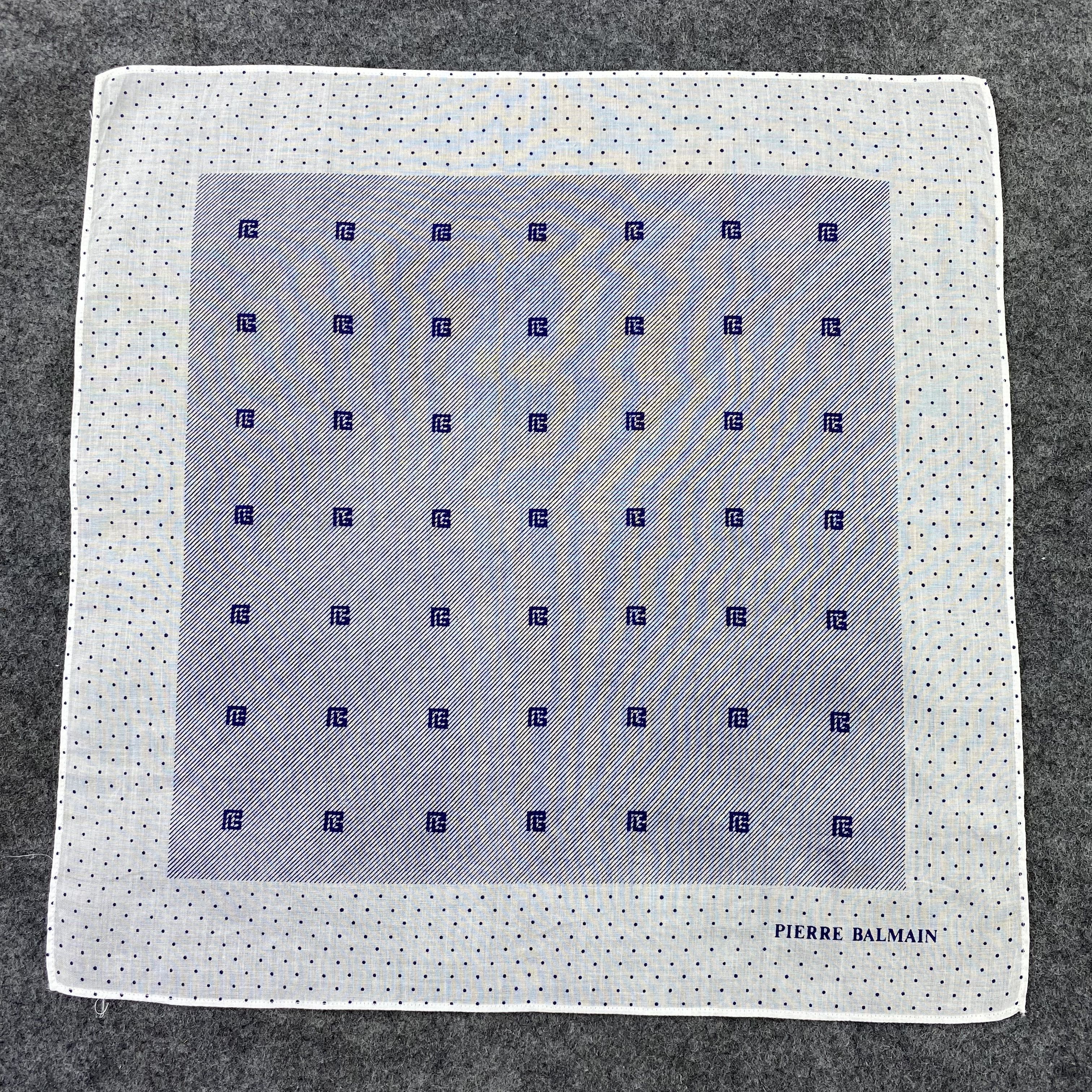 Pierre Balmain Pierre Balmain Handkerchief / Bandana / Neckerchief-B605 Size ONE SIZE - 3 Thumbnail