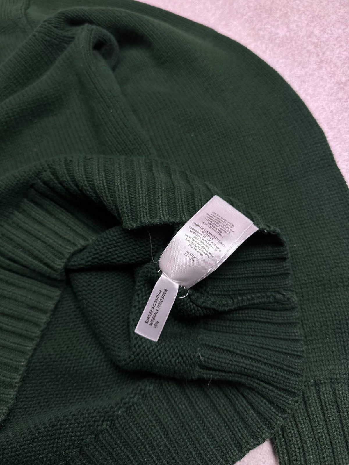 Polo Ralph Lauren Vintage Polo Ralph Lauren Irish Green Knit Sweater Rare M Size US M / EU 48-50 / 2 - 6 Thumbnail