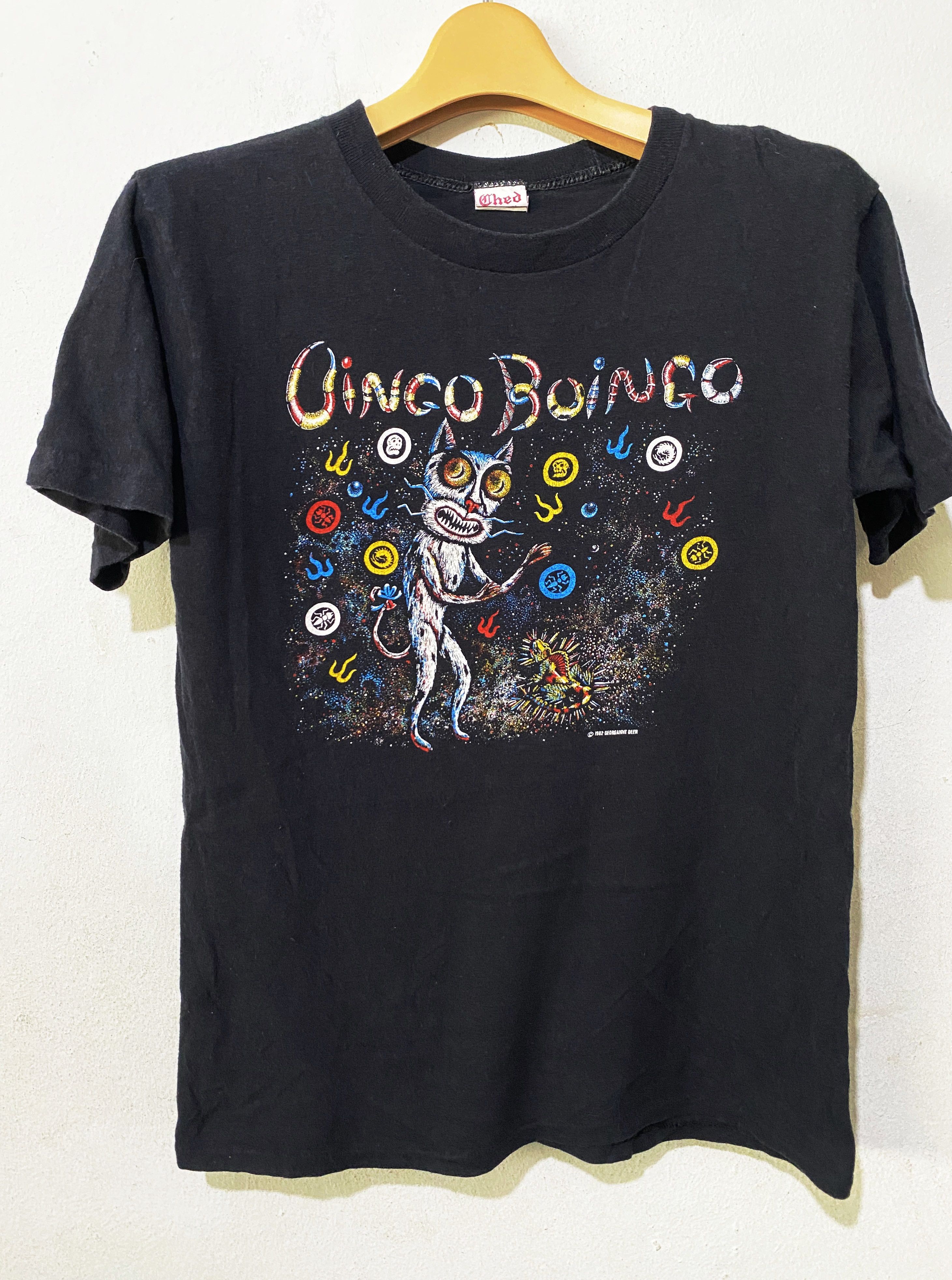 Band Tees × Vintage Vintage 1986 Oingo Boingo Shirt Size US XXS / EU 40 - 1 Thumbnail