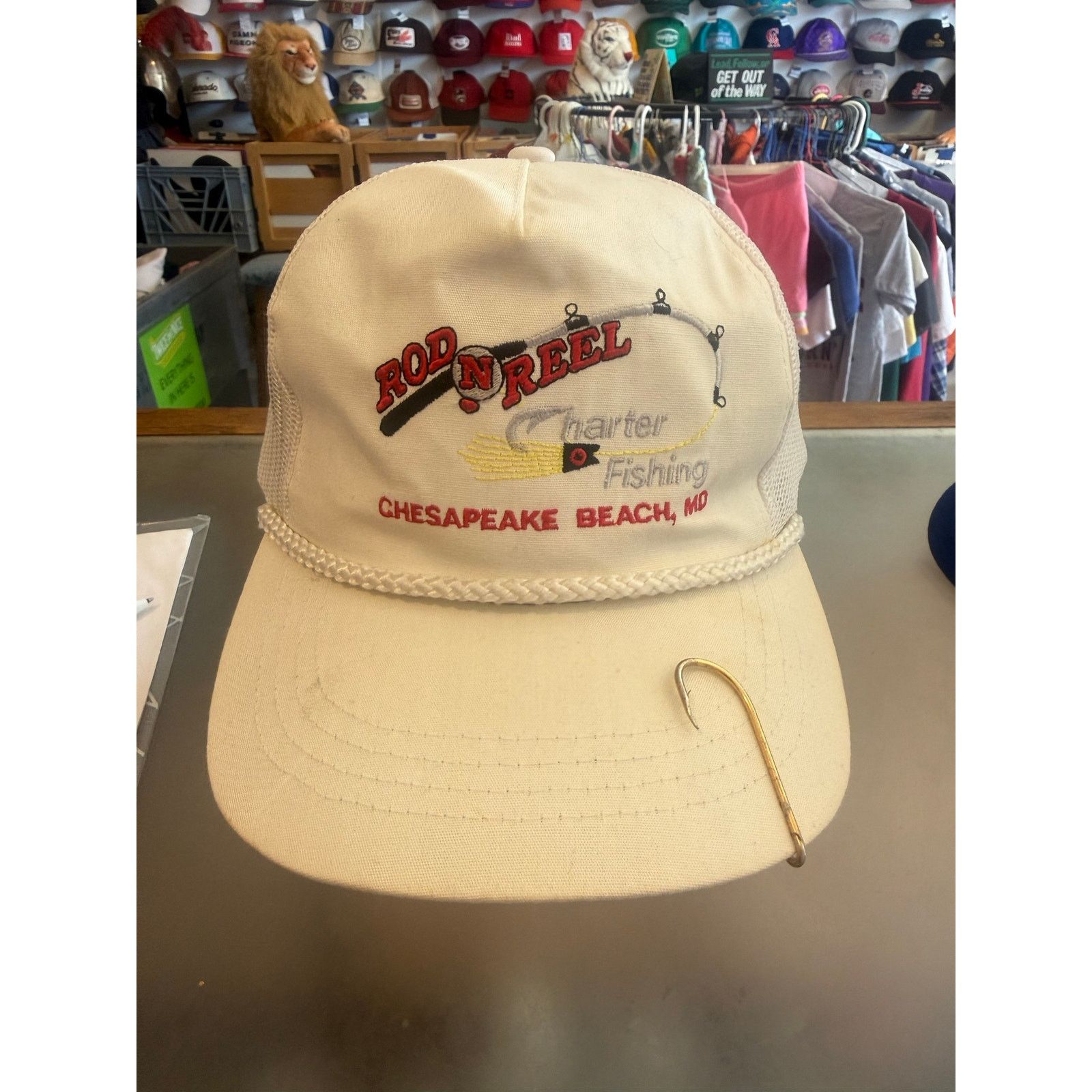 Other Rod N Reel Fishing Trucker Snap Back With Hook Size ONE SIZE - 1 Thumbnail