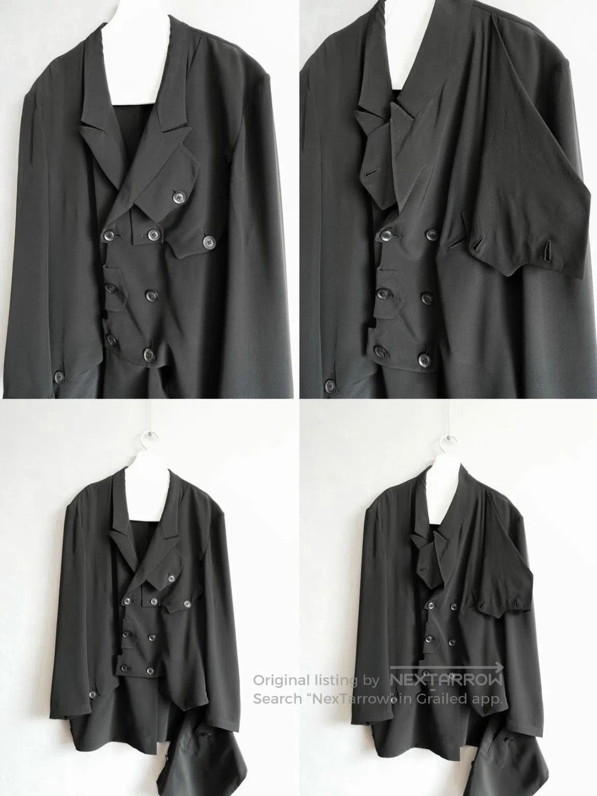 Yohji Yamamoto Yohji Yamamoto 20SS Unevenness Silk Jacket. Size US XL / EU 56 / 4 - 2 Thumbnail