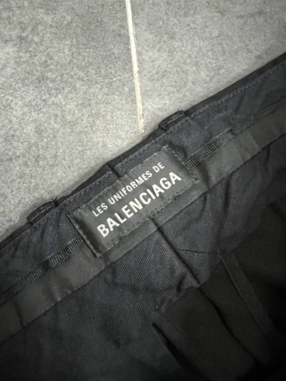 Balenciaga Balenciaga Uniform flared wide leg trousers pants Size 29" - 9 Thumbnail