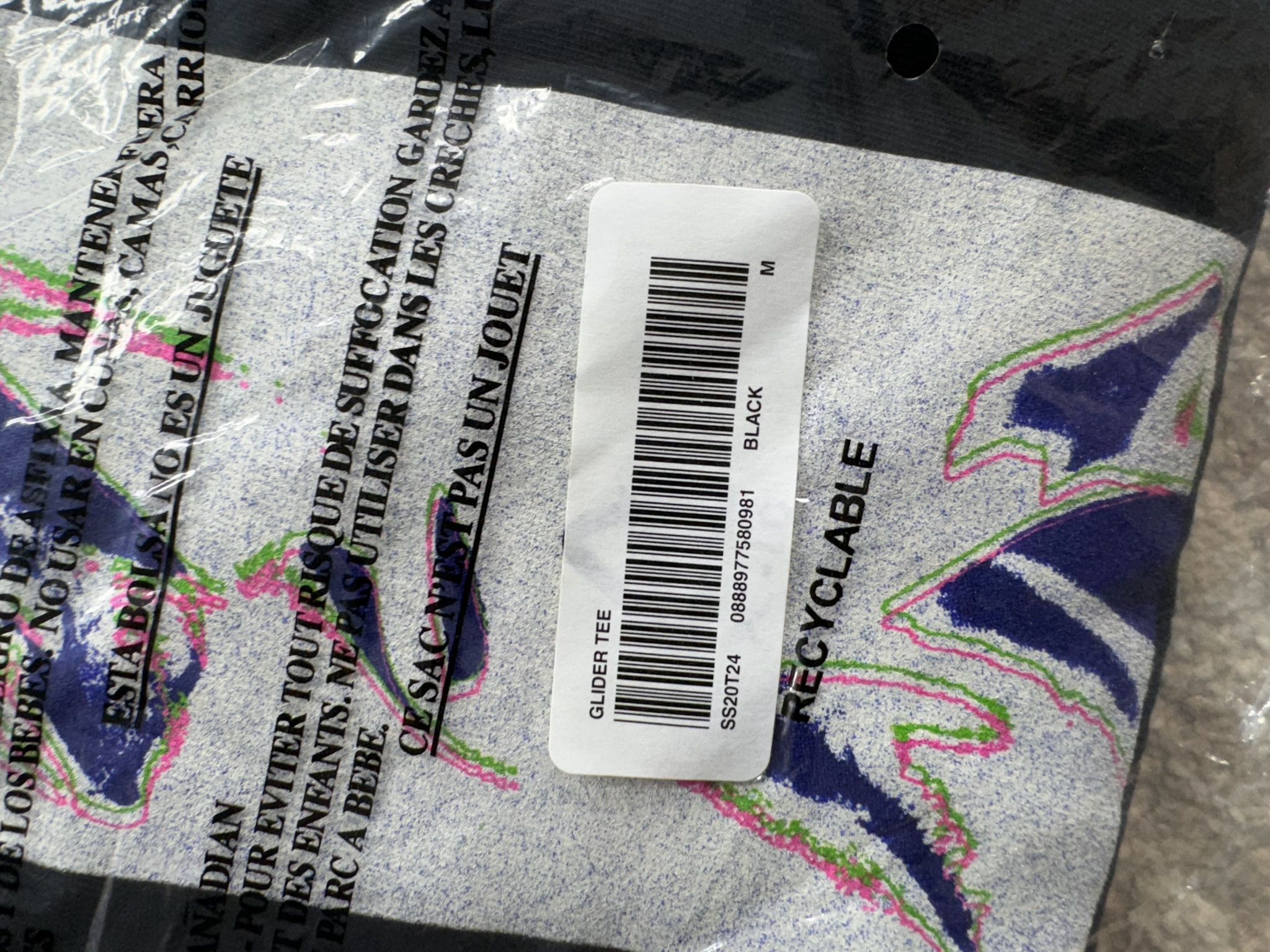 Supreme My Bloody Valentine Glider Tee Black Medium