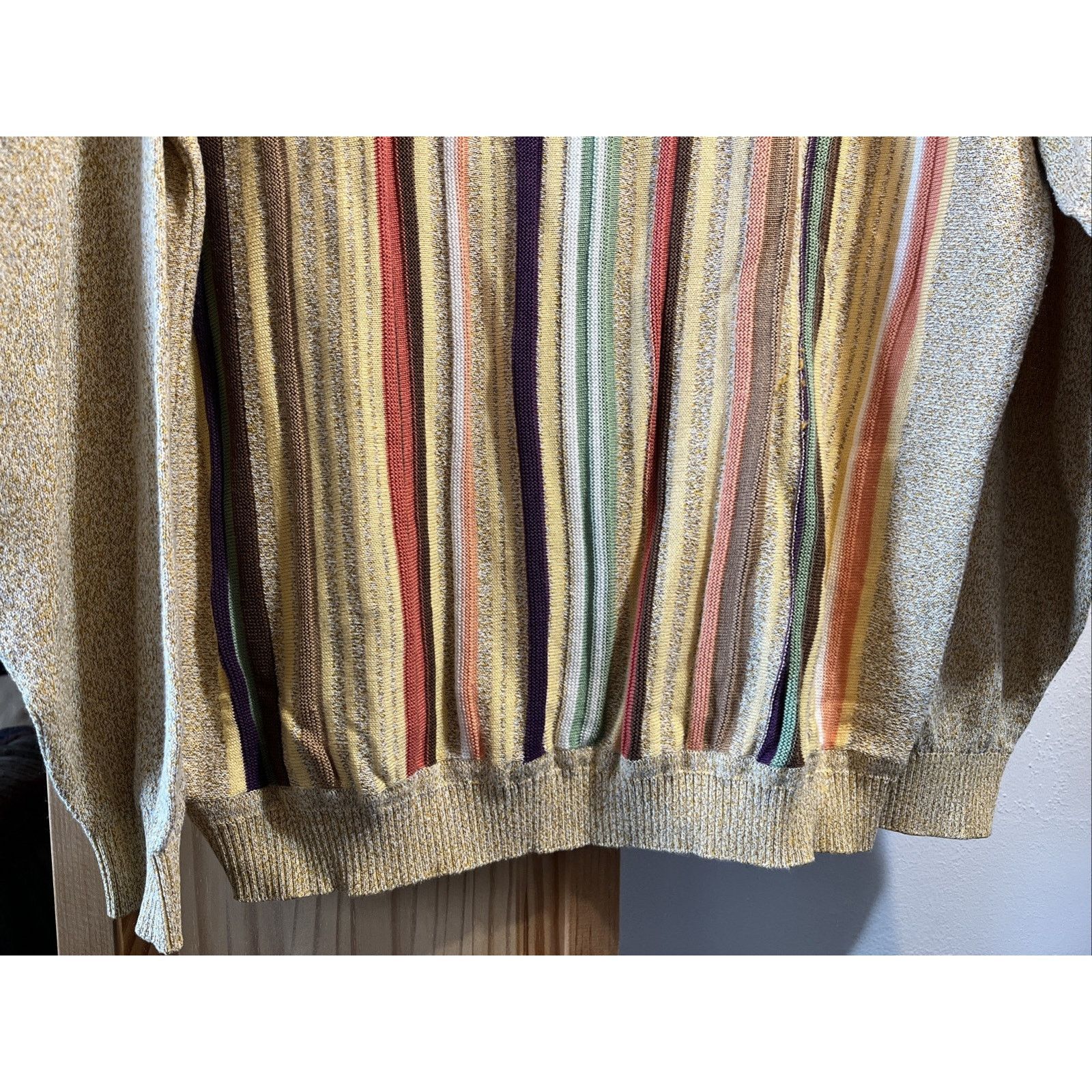 St. Croix St Croix Shop Men's L Cotton Blend Multicolor Knits Sweater Size US L / EU 52-54 / 3 - 6 Thumbnail