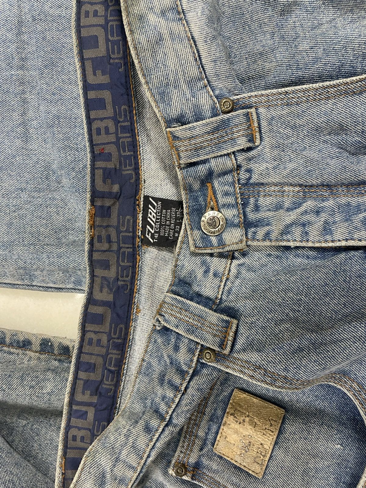 Fubu × Japanese Brand Fubu Vintage Baggy Skateboarder Jeans Size US 32 / EU 48 - 7 Thumbnail