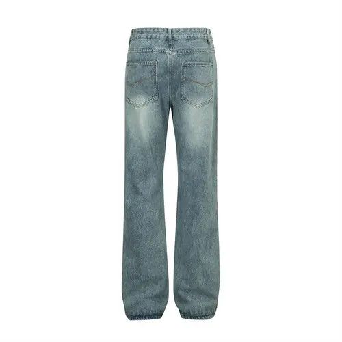 Japanese Brand × Jean Pants American washed loose straight wide-leg jeans y2k Size US 32 / EU 48 - 3 Thumbnail