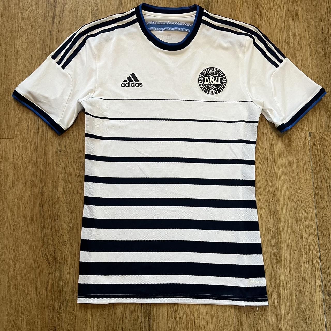 2014-15 Denmark Away Adidas Shirt Adizero Player issue