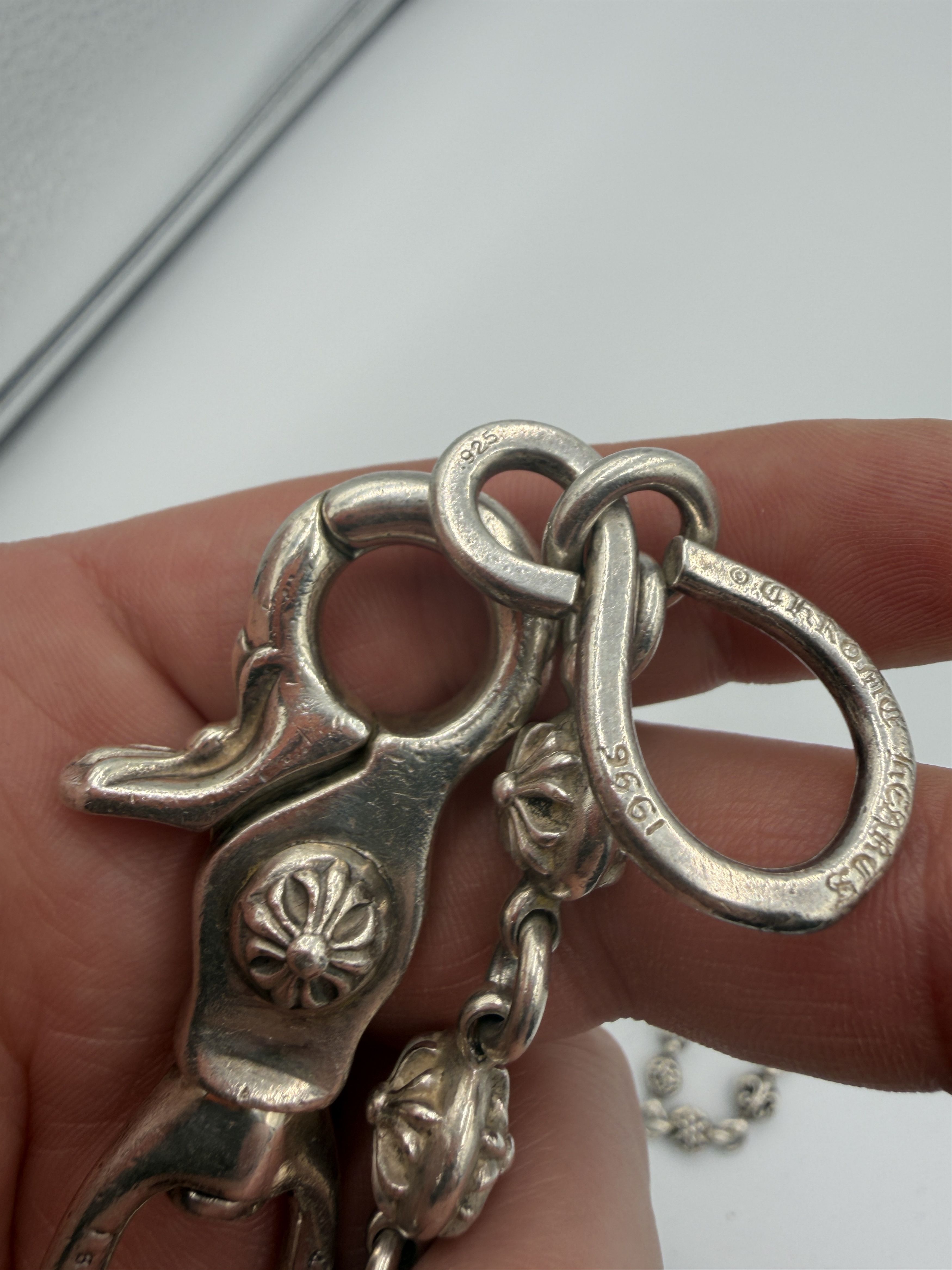 Chrome Hearts Chrome Hearts Silver Cross Ball Wallet Chain Size ONE SIZE - 9 Thumbnail