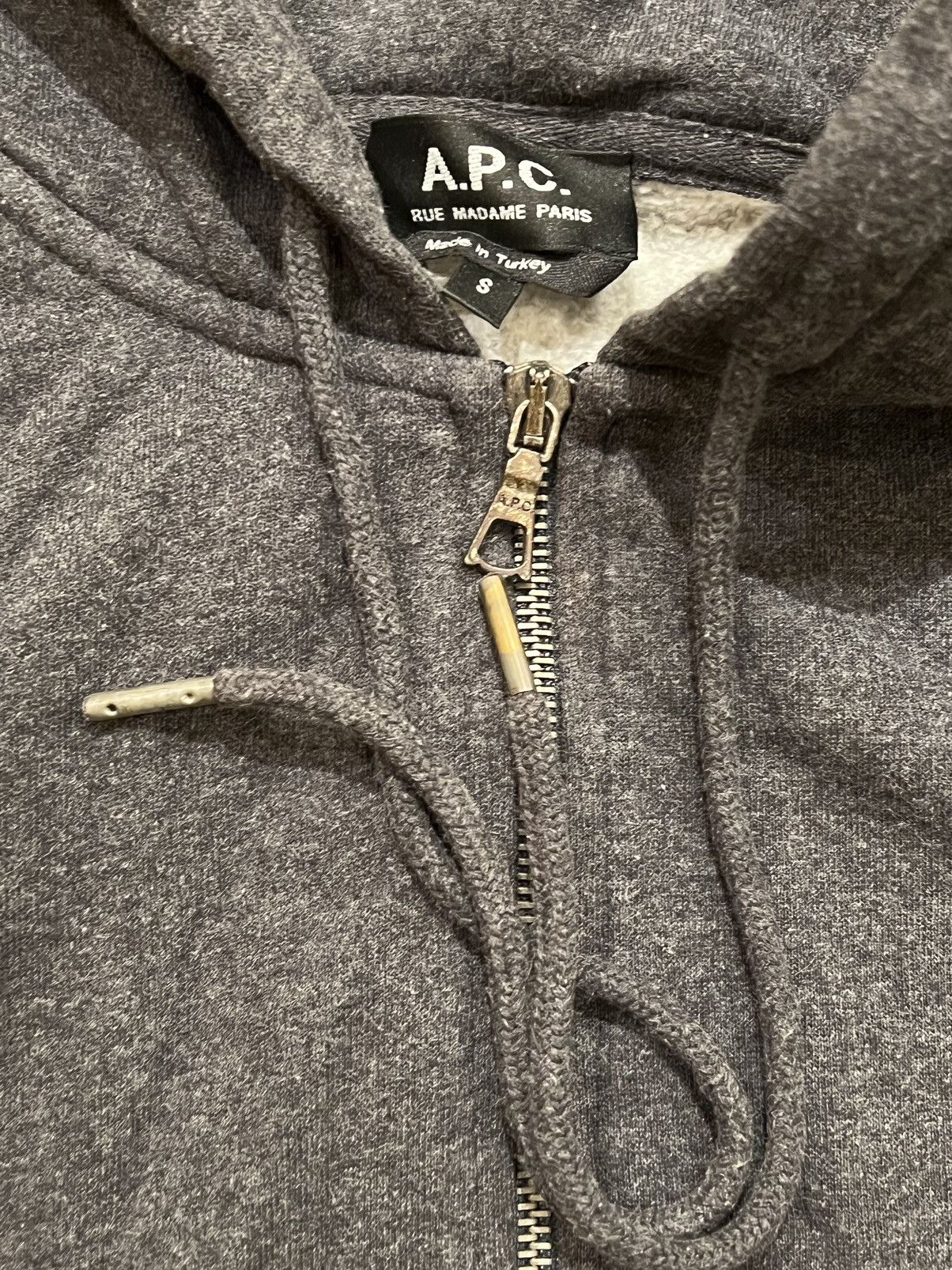 A.P.C. A.P.C Locker Zip Hoodie Size US S / EU 44-46 / 1 - 5 Thumbnail