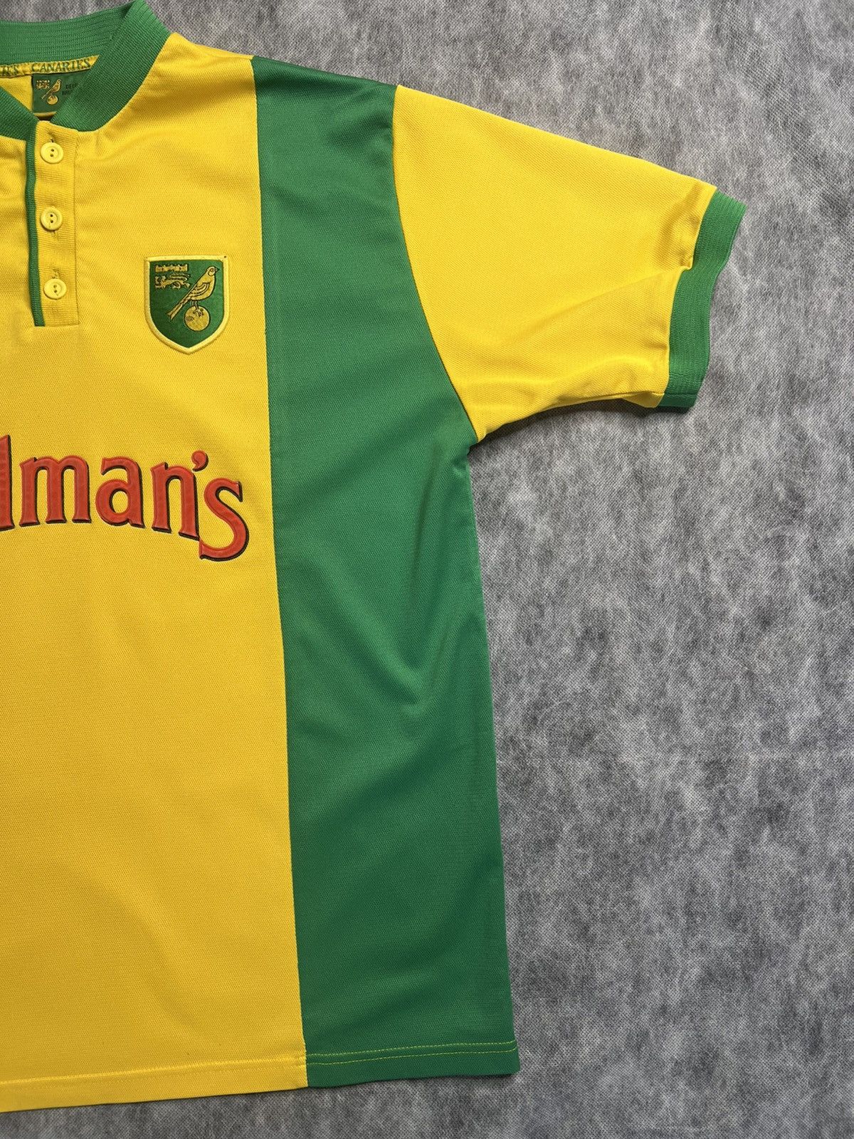 Other Norwich City Home Football Shirt 1999/01 Adults L Size US L / EU 52-54 / 3 - 4 Thumbnail