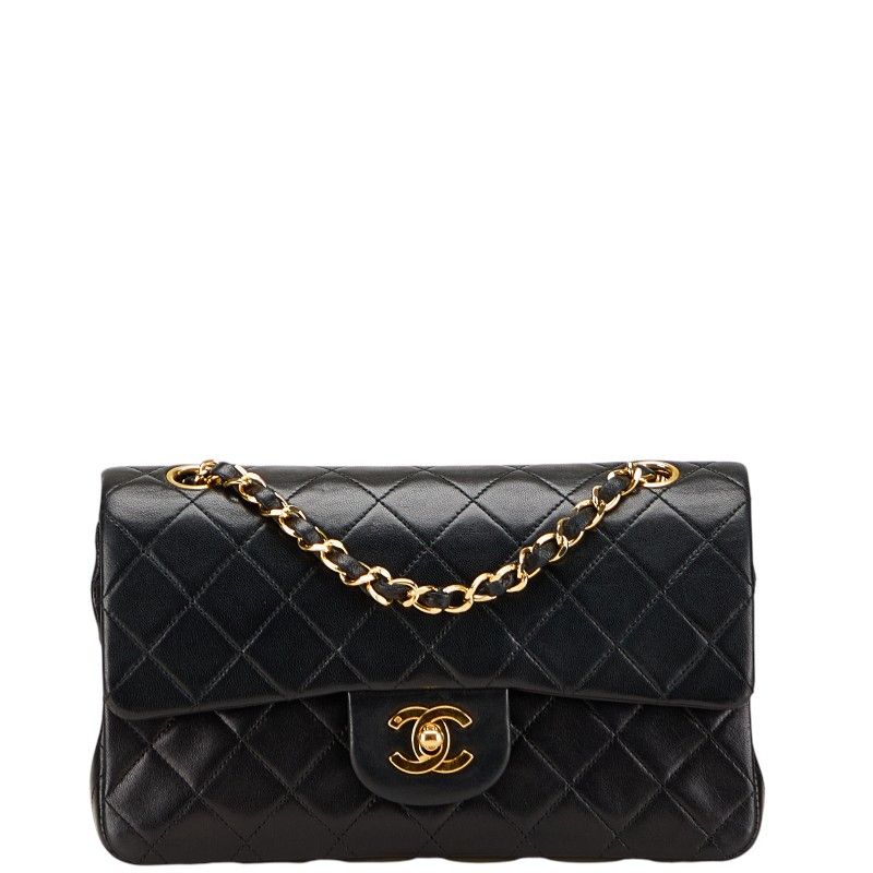 Chanel Chanel Chanel Matelasse 23 Double Flap Lambskin Shoulder Bag Leather Shoulder Bag Size ONE SIZE - 1 Thumbnail