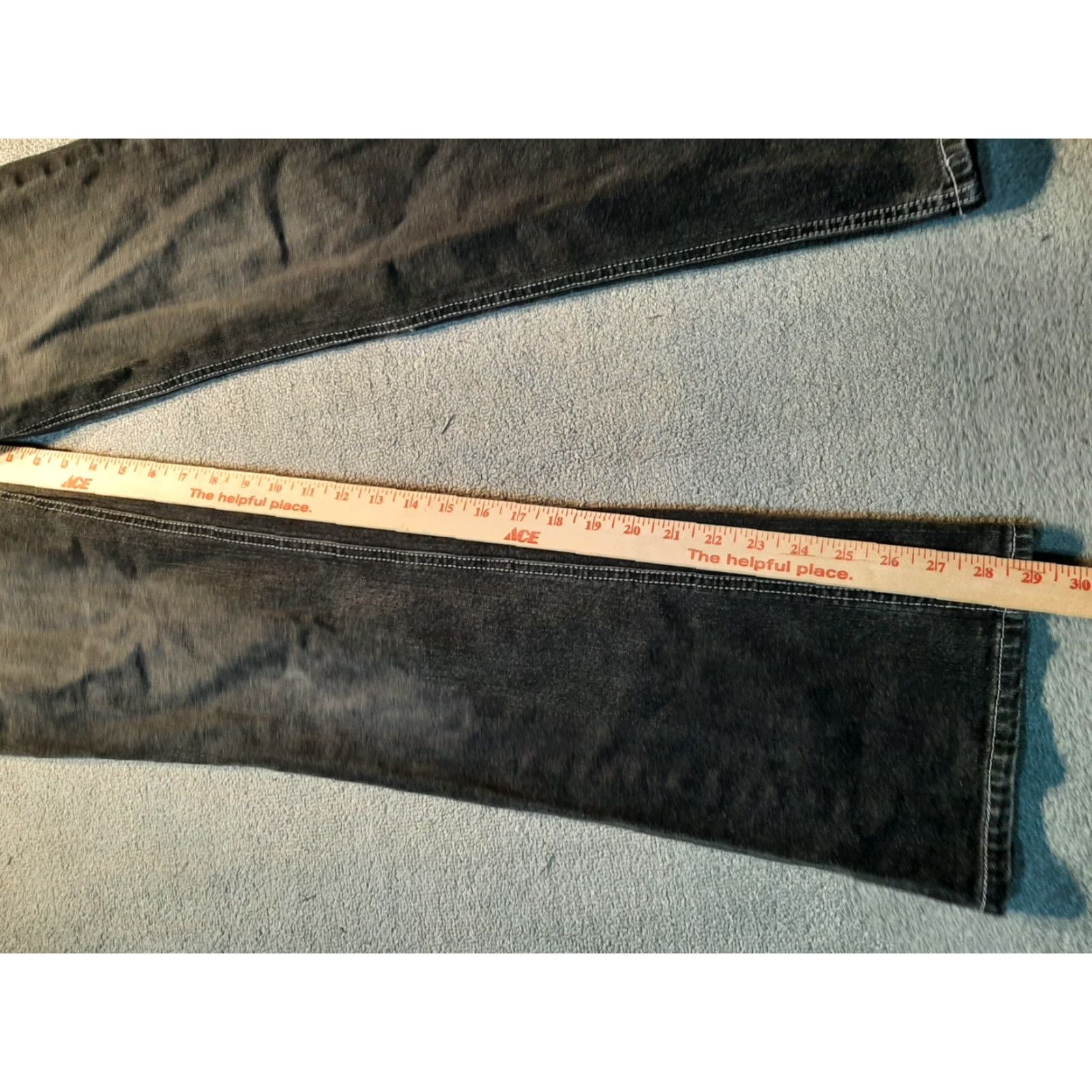 Ann Taylor Ann Taylor Jeans Womens Size 4 Boot Cut Black Slim Fit Size 27" / US 4 / IT 40 - 2 Thumbnail