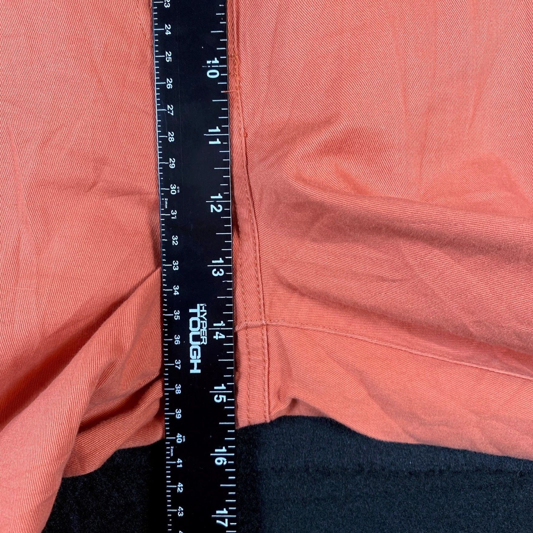 Vintage LL Bean Womens Pants Chino 100% Cotton Peach High Rise Straight Leg 16 Plus Regular Size 25" / US 0 / IT 36 - 6 Thumbnail