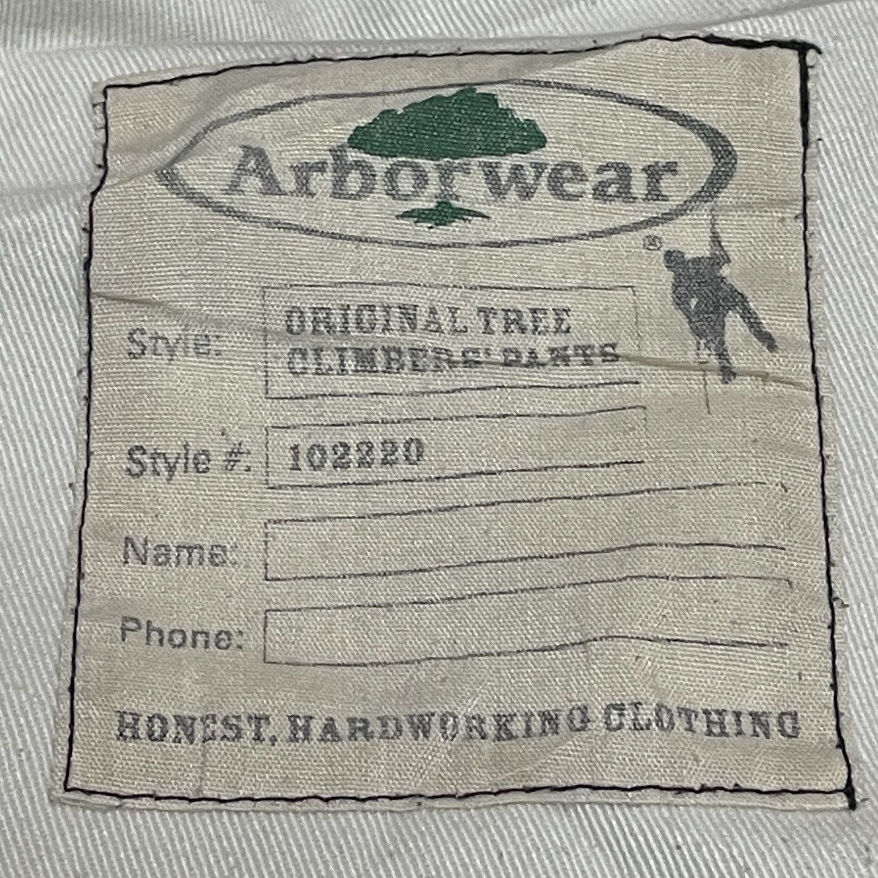 Vintage Rare Vintage Arborwear Double Knee Duck Canvas Pants 1990s Size US 32 / EU 48 - 11 Thumbnail