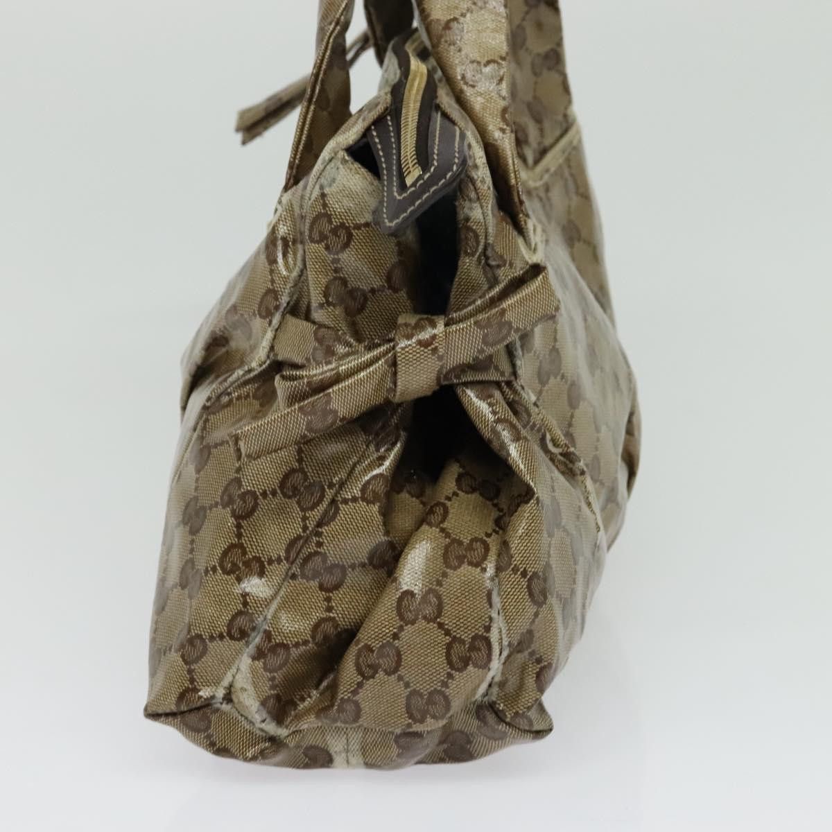 GUCCI GG Crystal Handbag Black Gold