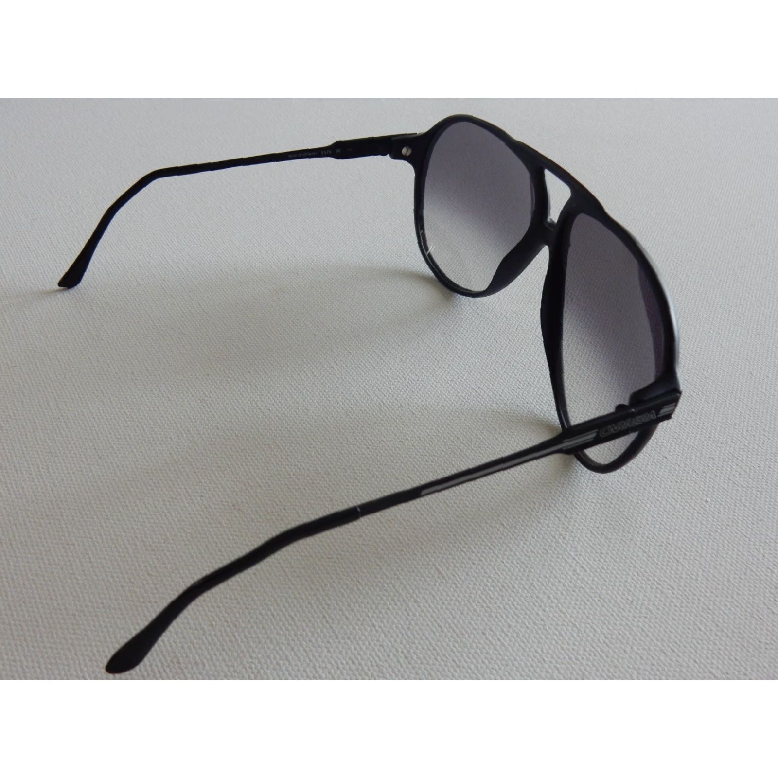 Carrera VINTAGE Carrera Men Sunglasses Aviator Made in Germany Black 90s Retro Size ONE SIZE - 3 Thumbnail