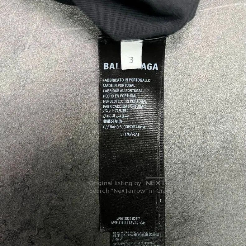 Balenciaga Balenciaga SS25 Distressed Logo Longsleeve. Size US L / EU 52-54 / 3 - 5 Thumbnail