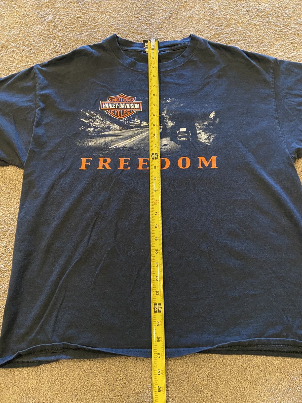 Harley Davidson 2000s Harley Davidson Pikes Peak Faded Shirt Size US XL / EU 56 / 4 - 4 Thumbnail