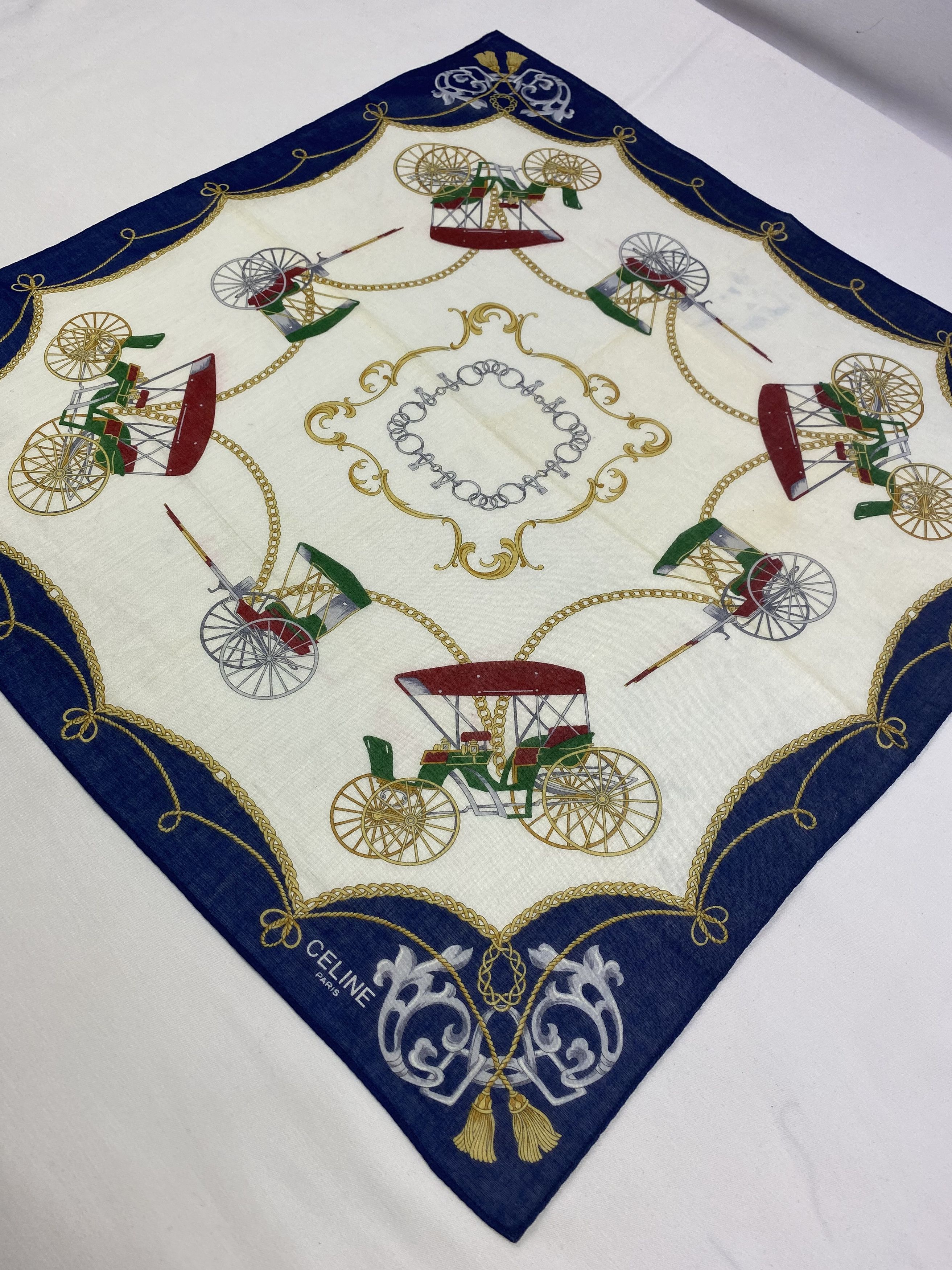 Celine Celine Handkerchief / Bandana / Neckerchief Size ONE SIZE - 4 Thumbnail