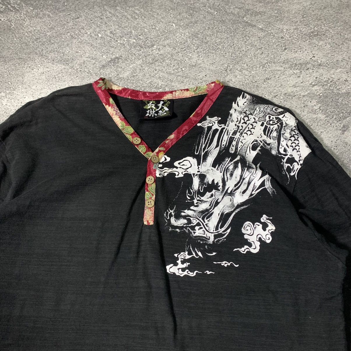 Japanese Brand 🐉JAPANESE TRADITIONAL DRAGON LONG SLEEVE SUKAJAN STYLE🐉 Size US L / EU 52-54 / 3 - 4 Thumbnail