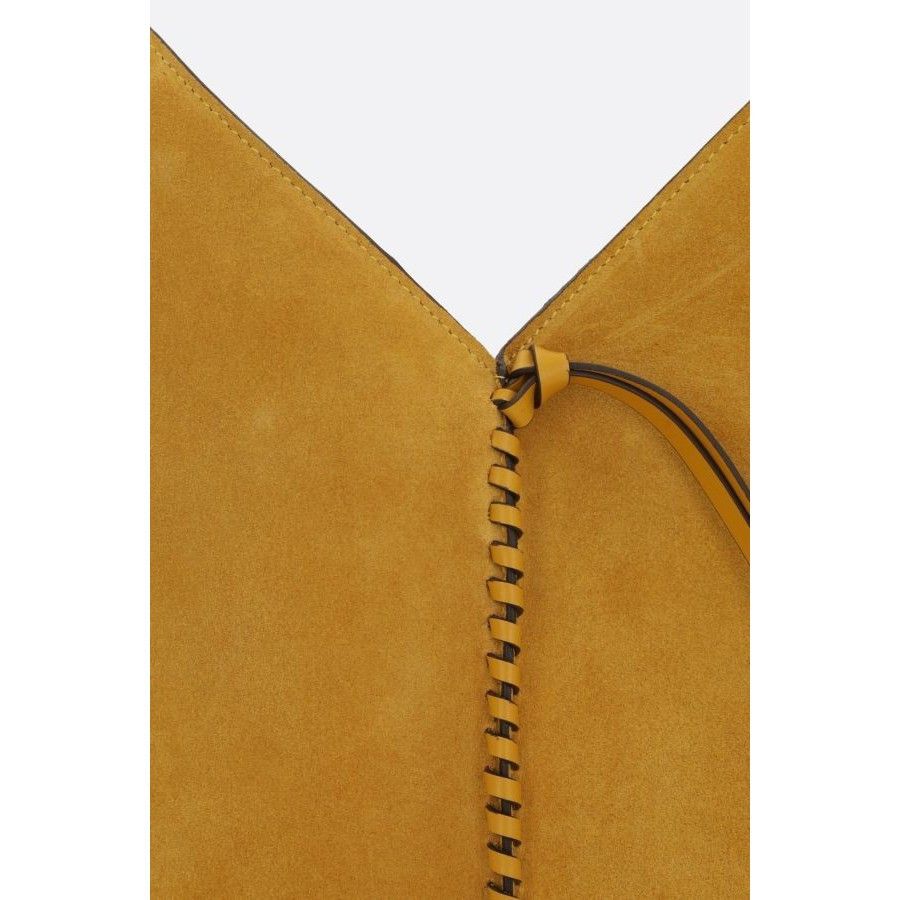 Isabel Marant ISABEL MARANT Saffron Yellow Tampa Suede Shopping Shoulder B Size ONE SIZE - 4 Thumbnail