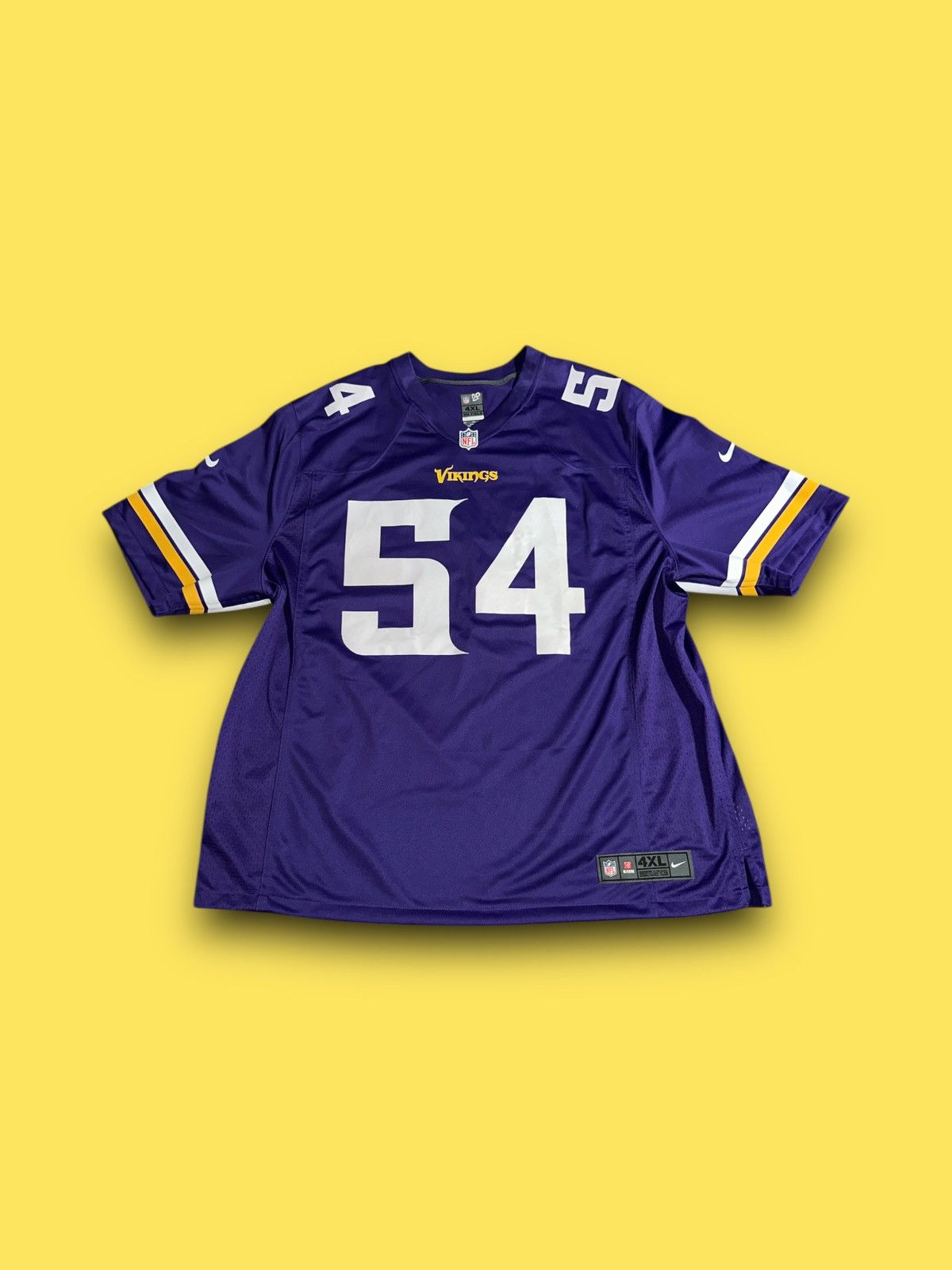 Nike Minnesota Vikings Eric Kendricks NFL Nike on field Jersey 4X Size US XXL / EU 58 / 5 - 1 Thumbnail