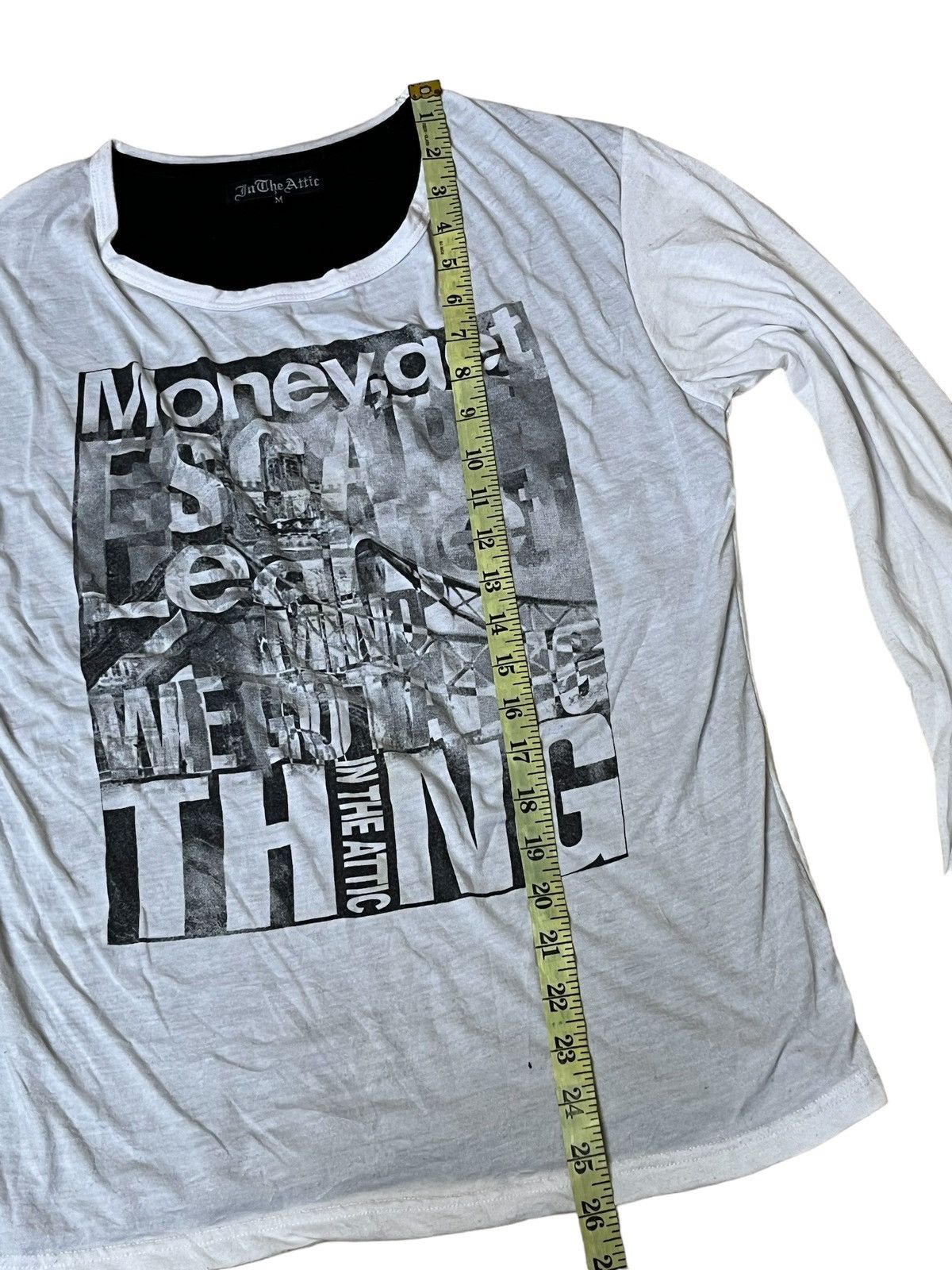 In The Attic IN THE ATTIC DOUBLE LAYER FRONT LONG SLEEVE TEE SHIRT Size US S / EU 44-46 / 1 - 9 Thumbnail