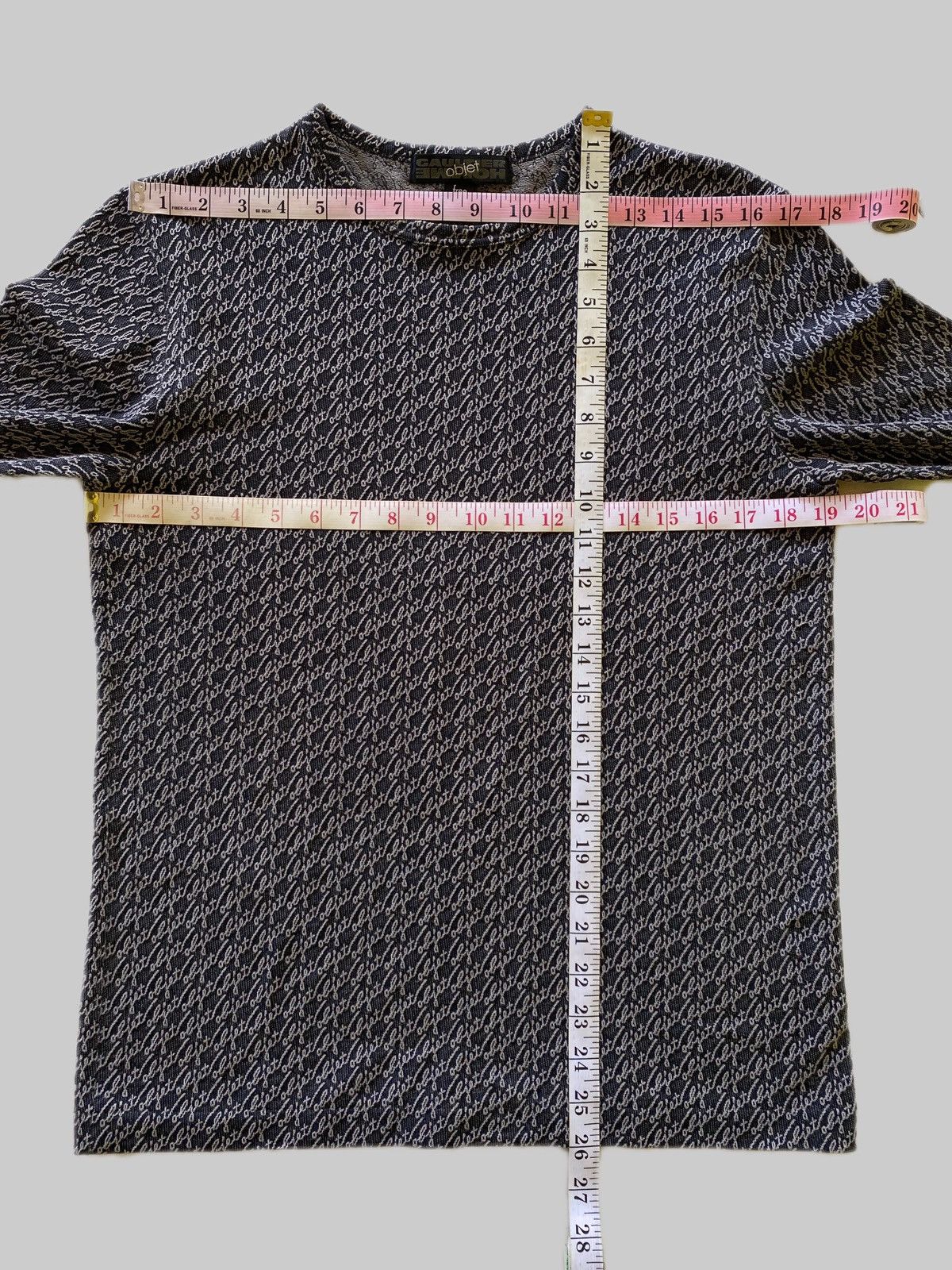 Gaultier Homme Objet Vintage Gaultier Homme Objet Monogram LS shirt Size US S / EU 44-46 / 1 - 8 Thumbnail