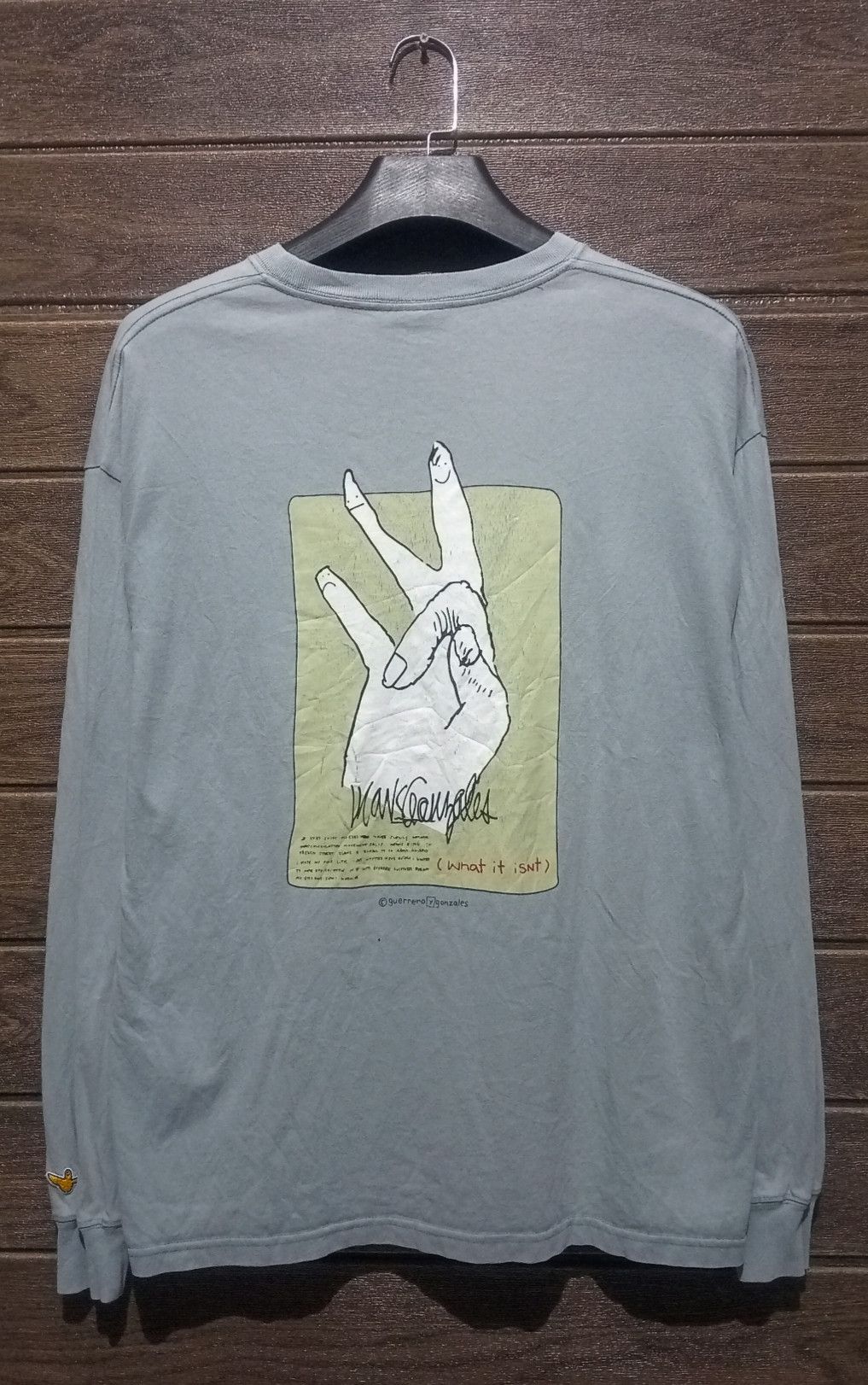 Sex Skateboards Vintage Mark Gonzales Long Sleeve Tshirt Very Rare Size US L / EU 52-54 / 3 - 1 Thumbnail