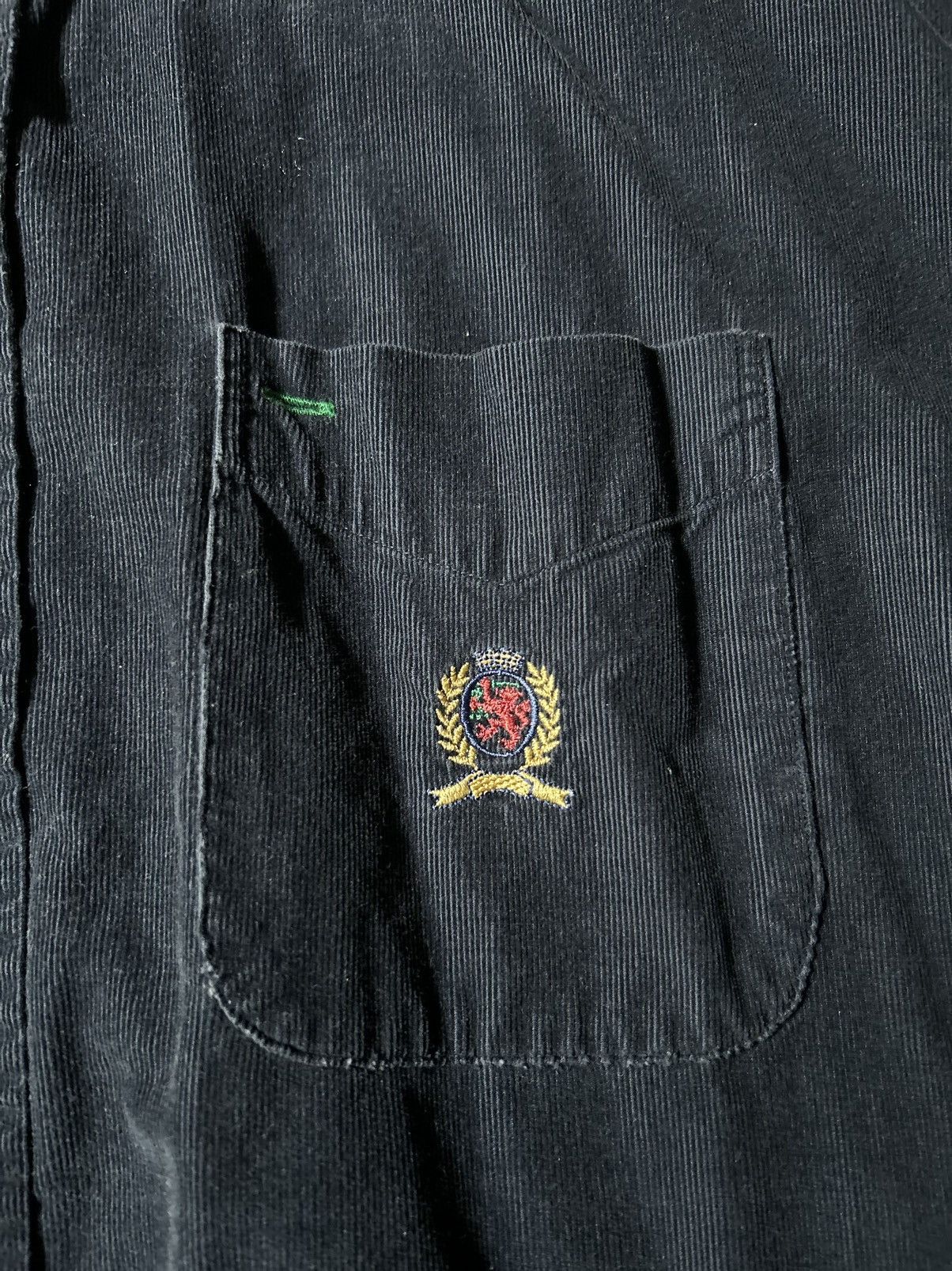 Tommy Hilfiger × Vintage Tommy Hilfiger corduroy button up navy vintage Size US L / EU 52-54 / 3 - 2 Thumbnail