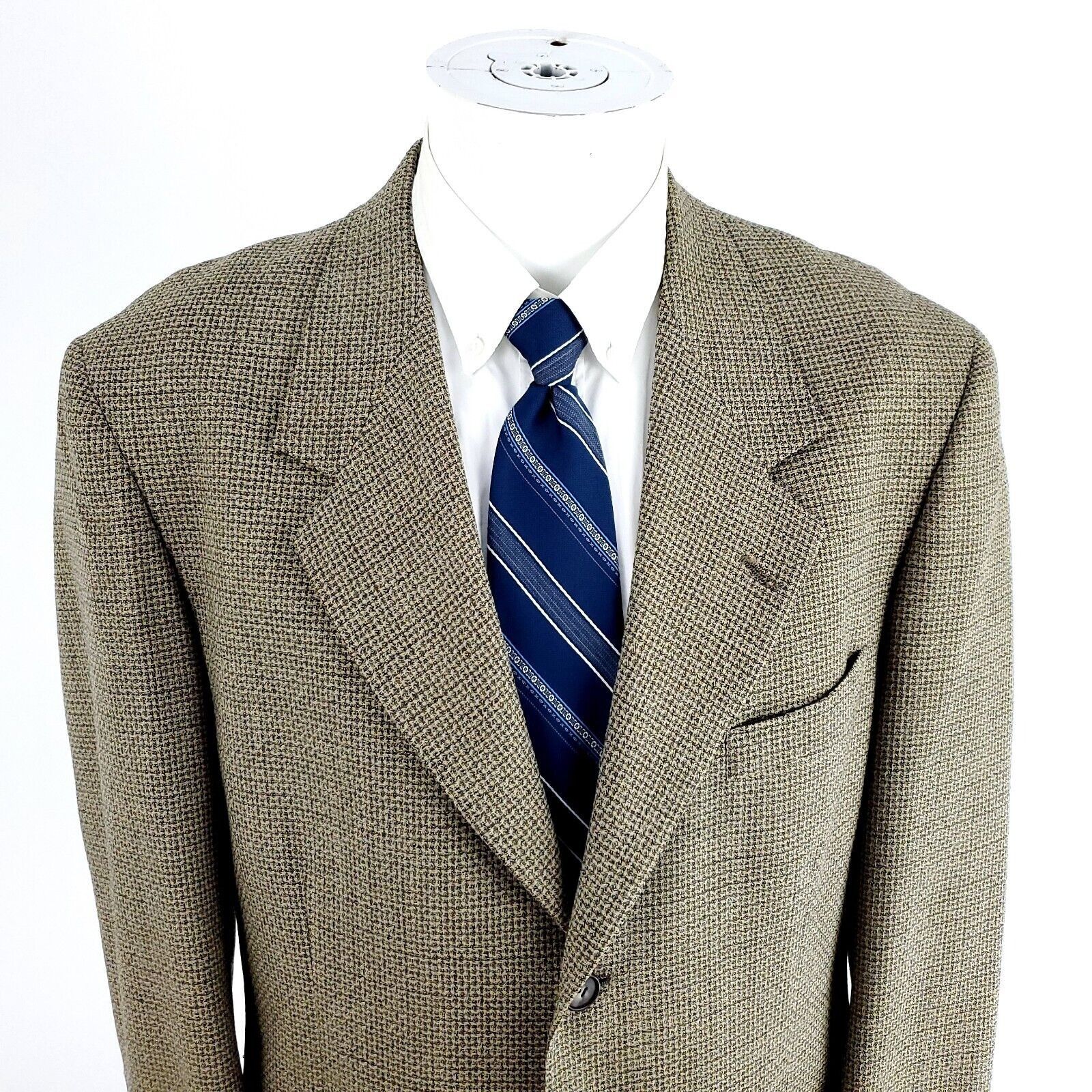 Pierre Cardin Pierre Cardin Tweed Textured Wool 3 Button Sport Coat 40R Ta Size 40R - 1 Thumbnail