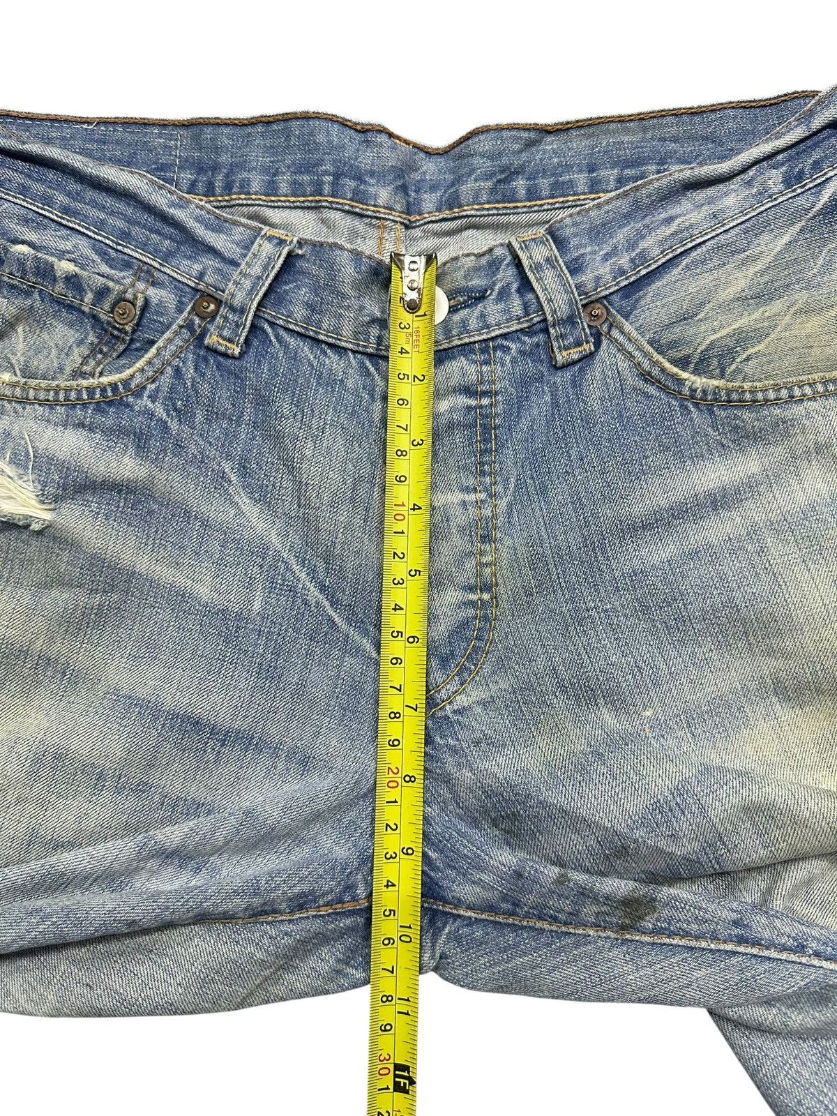 Levi's Levis 502 Vintage 90's With Distressed and Baggy Style Faded Size US 33 - 15 Thumbnail
