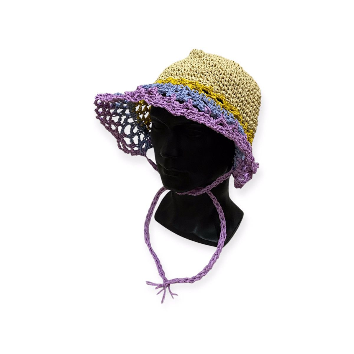 Japanese Brand Japanese Brand Knit Bucket Hat Size ONE SIZE - 1 Thumbnail