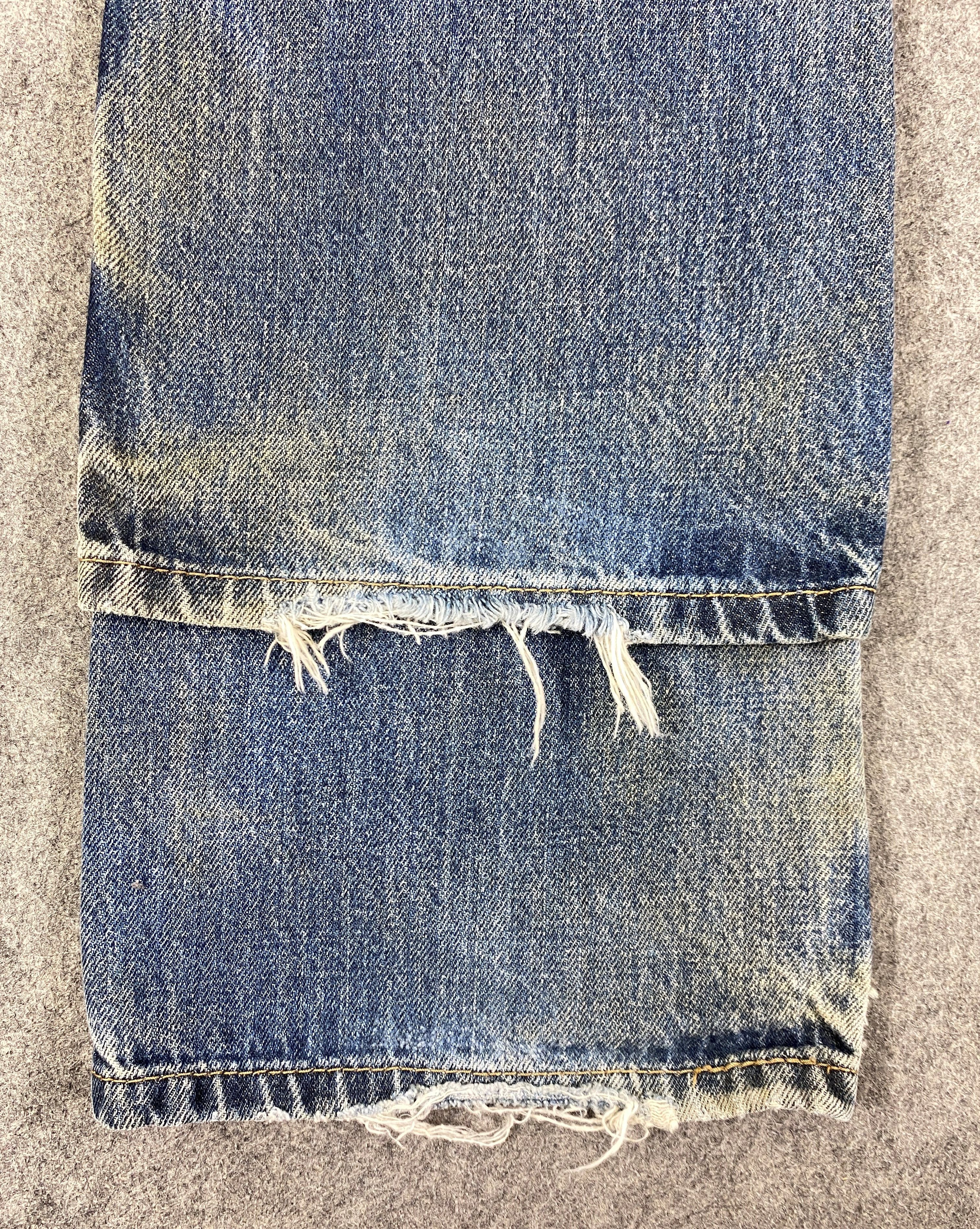 Levi's Dirty Blue Vintage Levis 527 Flare Jeans 33x28.5 - JN3164 Size US 33 - 13 Thumbnail