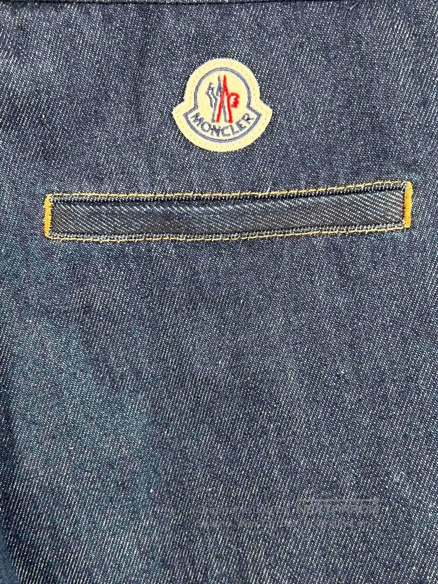 Moncler moncler men's blue cotton denim pants. Size US 32 / EU 48 - 4 Thumbnail