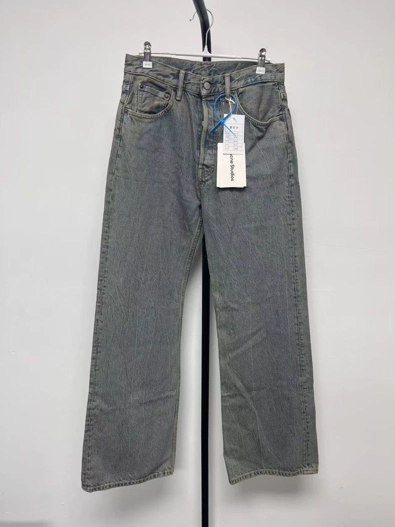 Acne Studios Acne Studios Light sand-colored, slightly flared, heavy-du Size US 29 - 1 Thumbnail