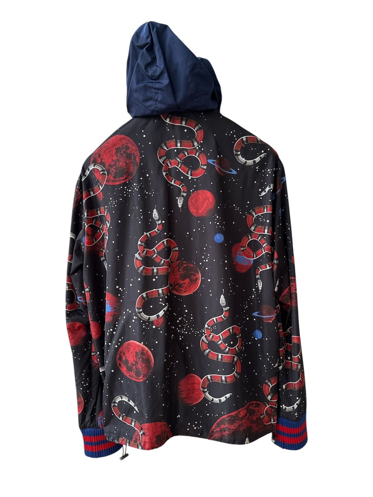 Gucci Gucci Rain Jacket with Snake and Space Motifs Size US L / EU 52-54 / 3 - 3 Thumbnail
