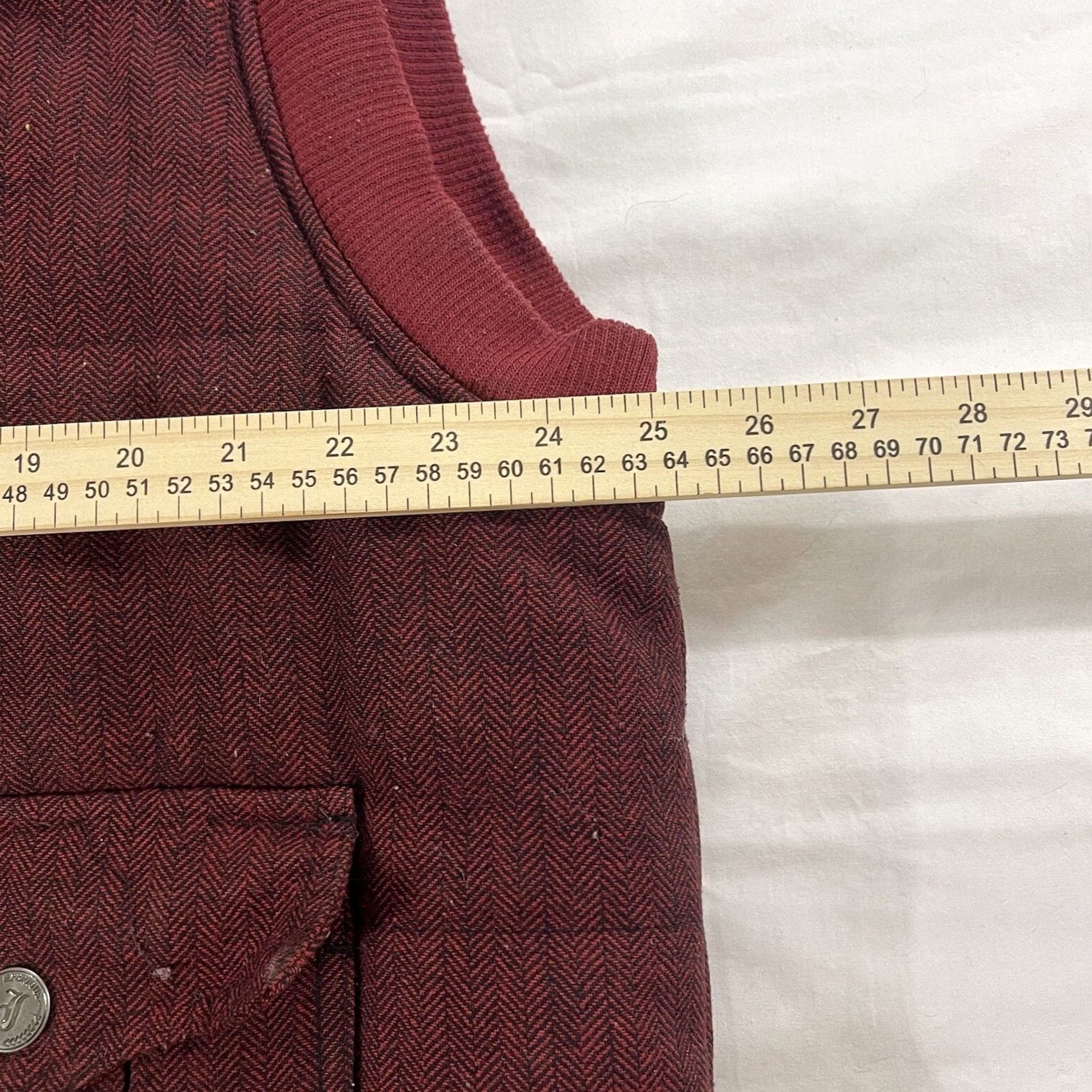 Vintage VINTAGE Imperious 2XL Vest Full Zip Quilted Lining Red Maroon Shirt Mens Size US XXL / EU 58 / 5 - 4 Thumbnail