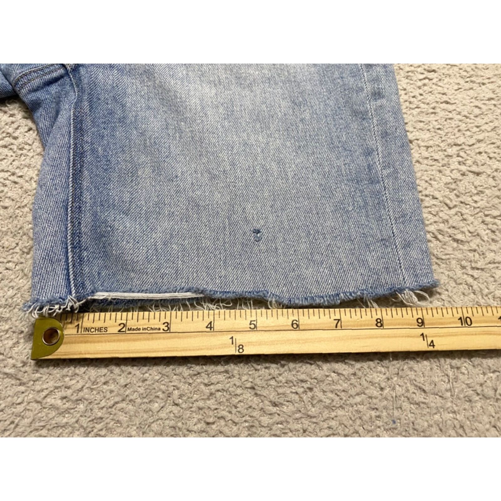 American Eagle Outfitters American Eagle Outfitters Womens Jeans Shorts Blue Denim High Rise Cut-Off 4 Distressed 5-Pocket Size 27" / US 4 / IT 40 - 3 Thumbnail