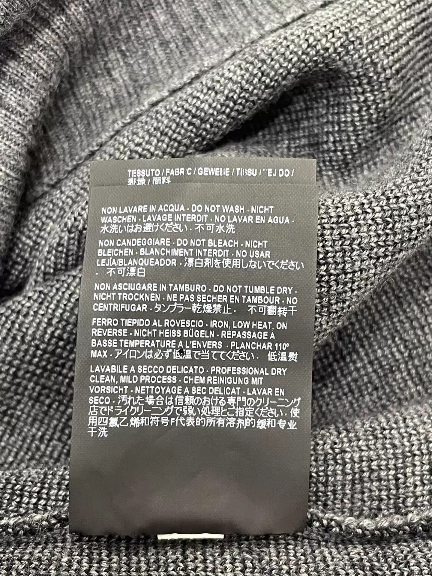 Balenciaga Gray Crewneck Sweater - Size M Size US M / EU 48-50 / 2 - 7 Thumbnail