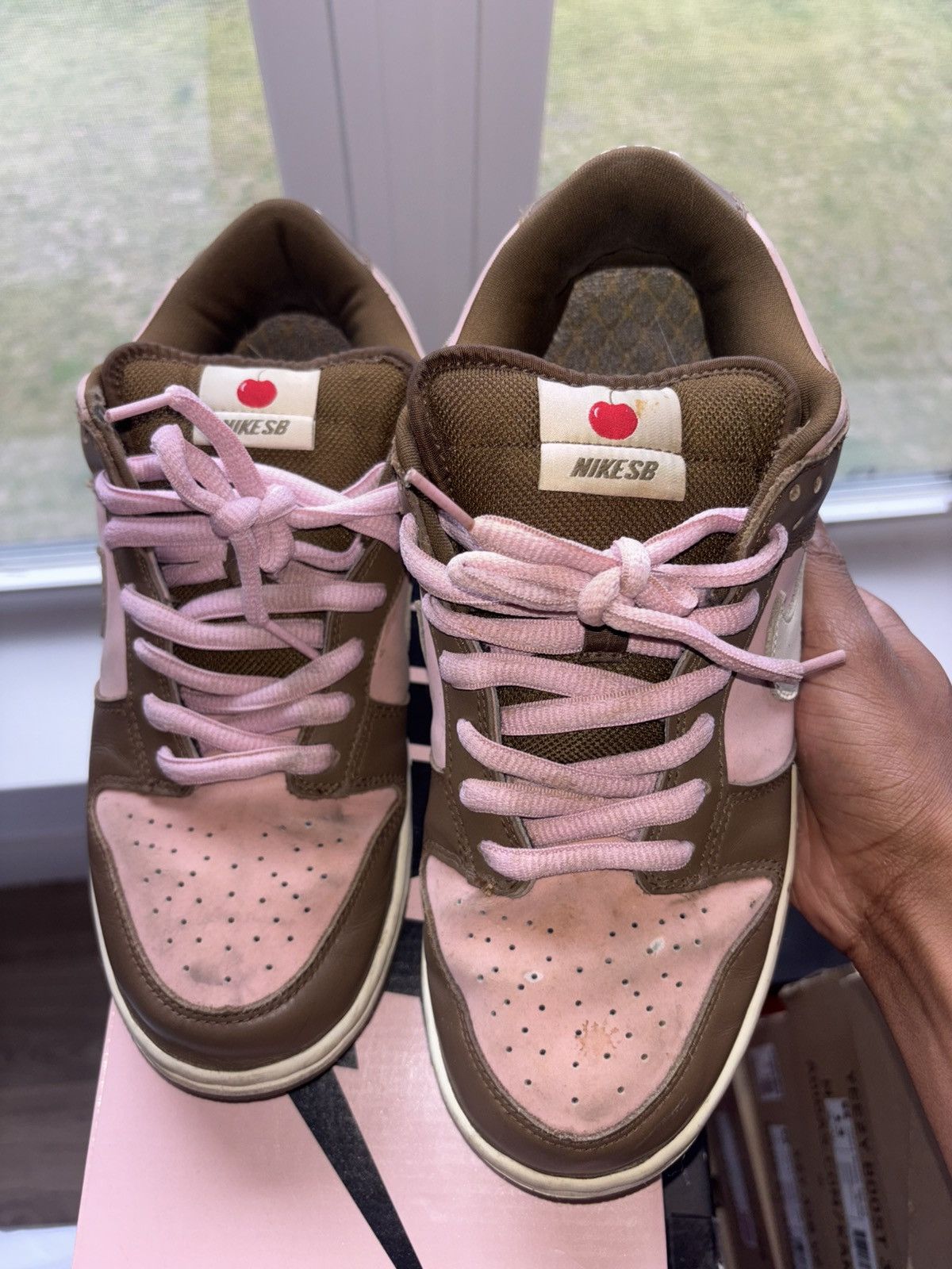 Nike Stussy x Nike Dunk Low Pro SB Cherry Size US 10 / EU 43 - 3 Thumbnail