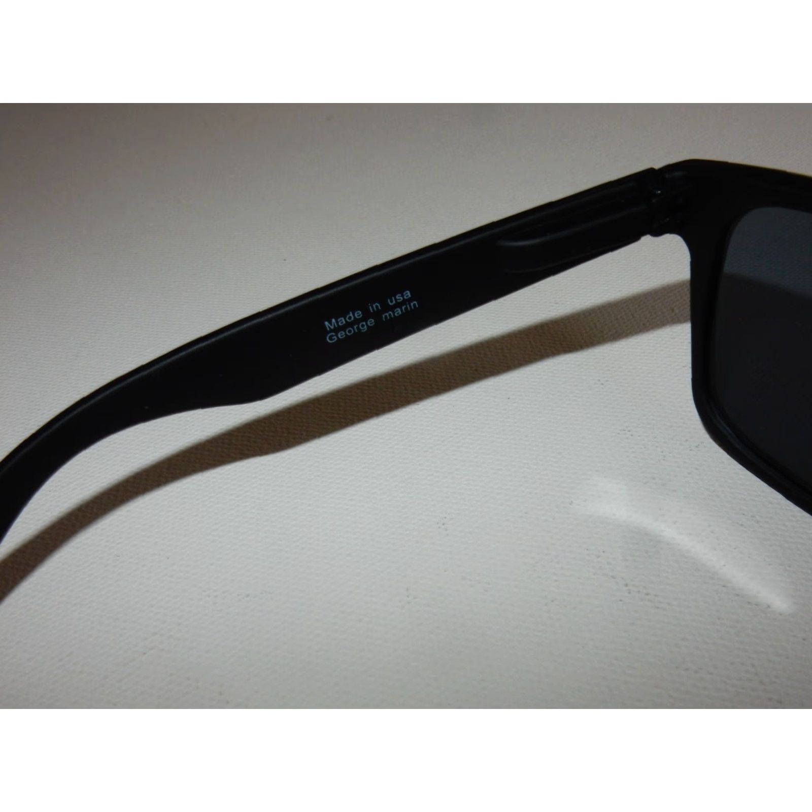 Vintage VINTAGE George Marin Men Sunglasses Black Rubber United States 90s Size ONE SIZE - 4 Thumbnail