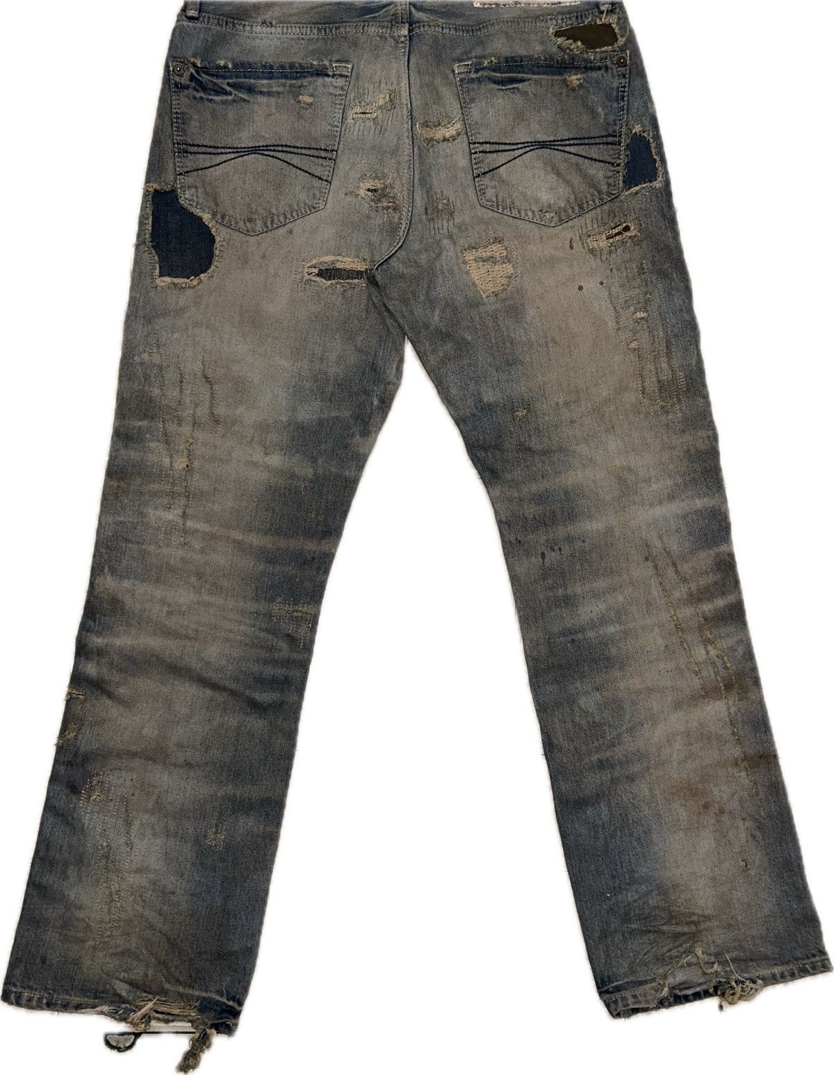 Edwin Custom Mud-wash distressed Denim Size US 36 / EU 52 - 3 Thumbnail