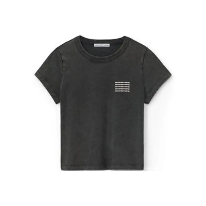 Alexander Wang Alexander Wang SS20 Acid Wash Short Sleeve T-Shirt 0079 Size S / US 4 / IT 40 - 1 Thumbnail