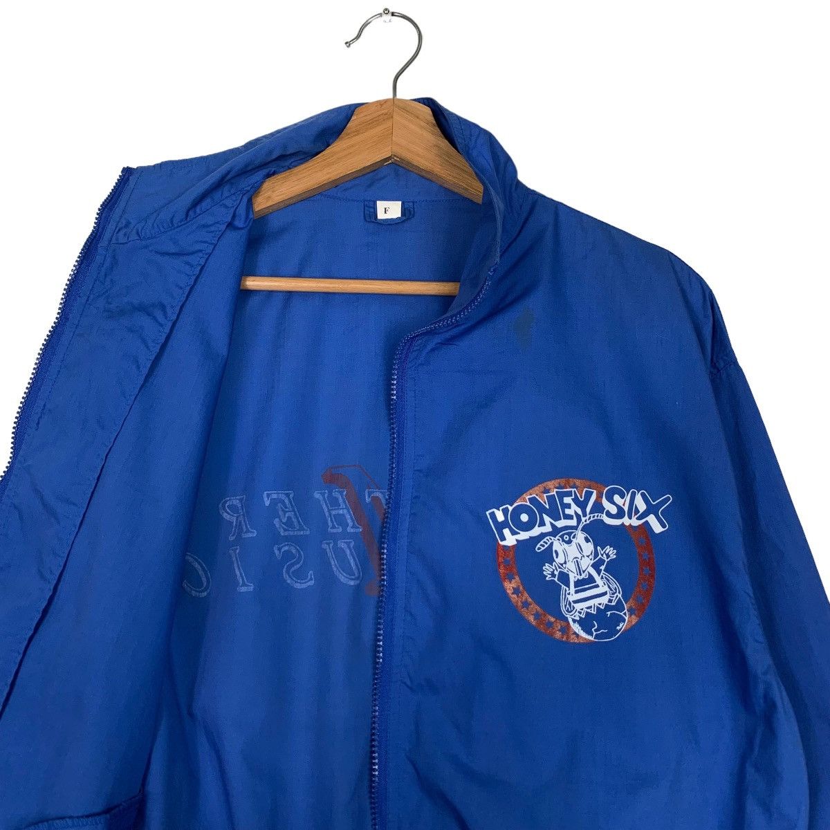 Japanese Brand HONEY SIX BROTHER MUSIC BIG LOGO LIGHT JACKET #0097-C6 Size US M / EU 48-50 / 2 - 11 Thumbnail