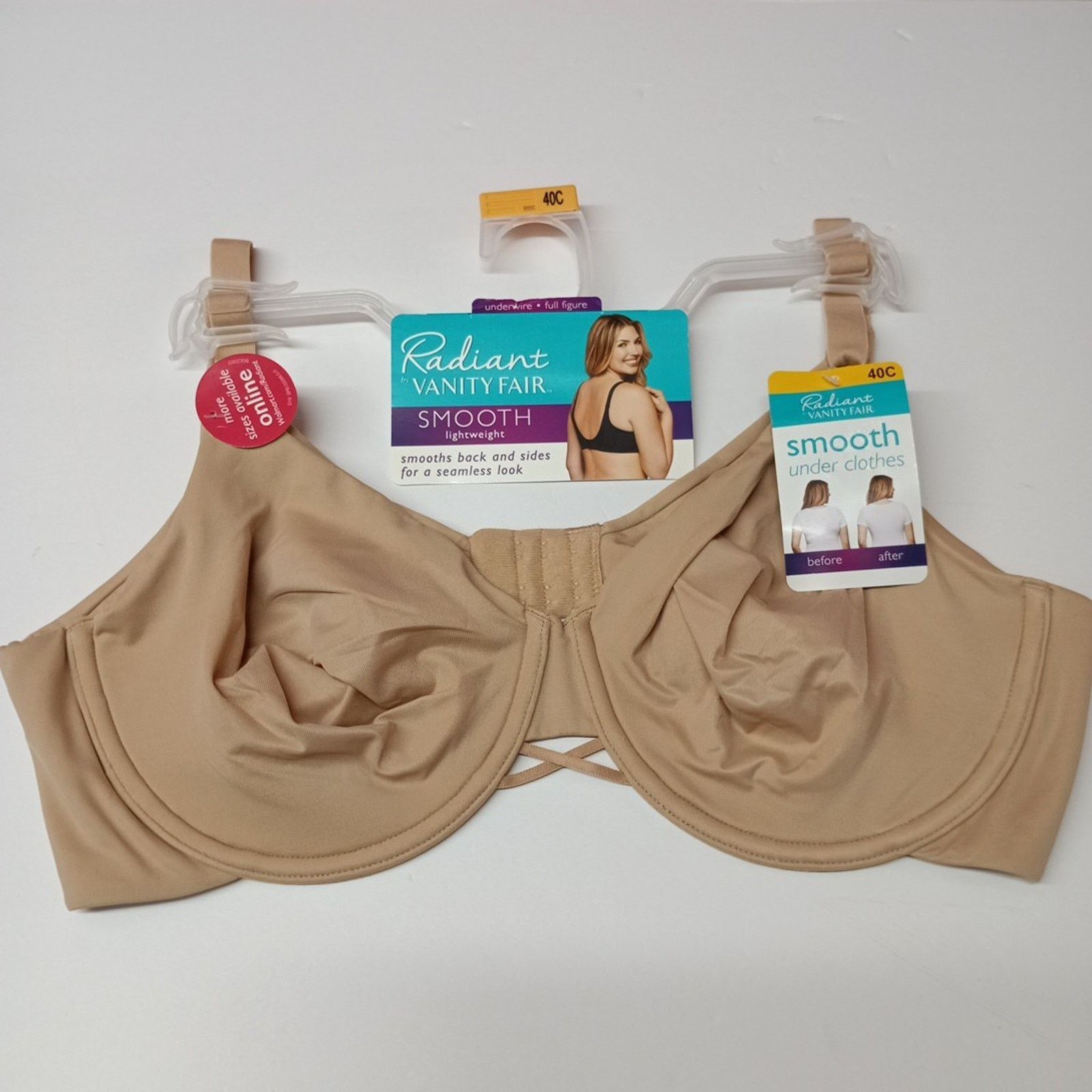 Other Vanity Fair Radiant Underwire Bra Size 40C Honey Beige Size ONE SIZE - 1 Thumbnail
