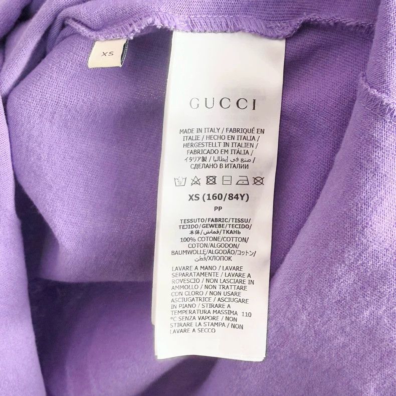 Gucci GucciPurple cherry logo short sleeves 2503-Nextarrow Size US XS / EU 42 / 0 - 5 Thumbnail