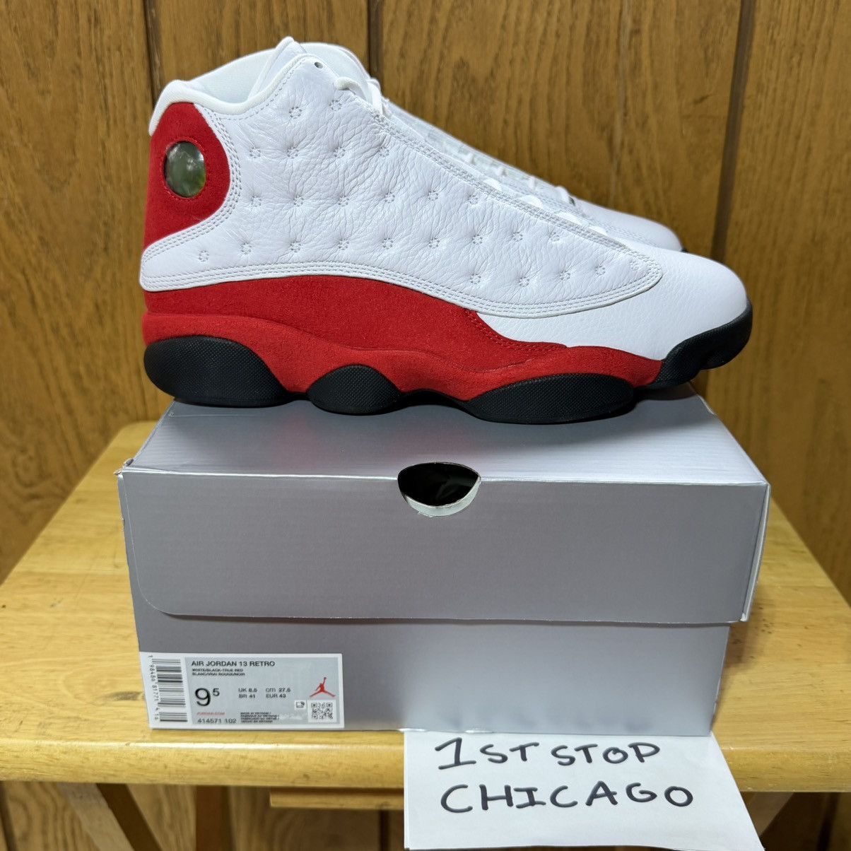 Jordan Brand Nike Air Jordan 13 Retro Chicago Red 2026 414571-102 9.5 NEW Size US 9.5 / EU 42-43 - 1 Thumbnail
