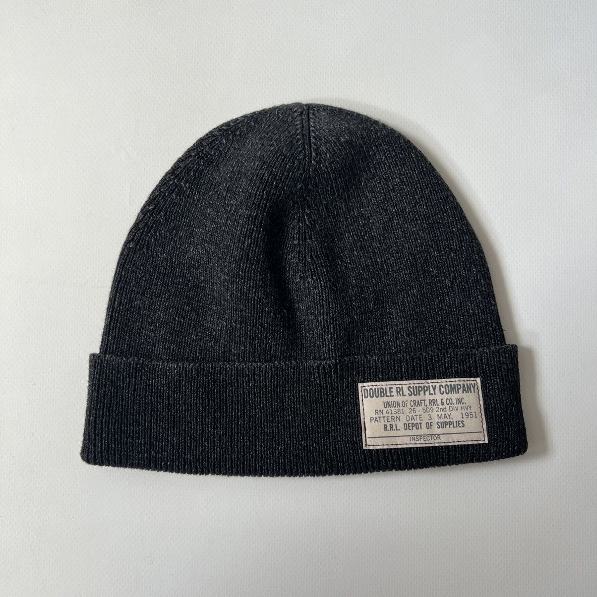 RRL Ralph Lauren Double Ralph Lauren Rib-Knit Cotton Watch Cap Size ONE SIZE - 1 Thumbnail