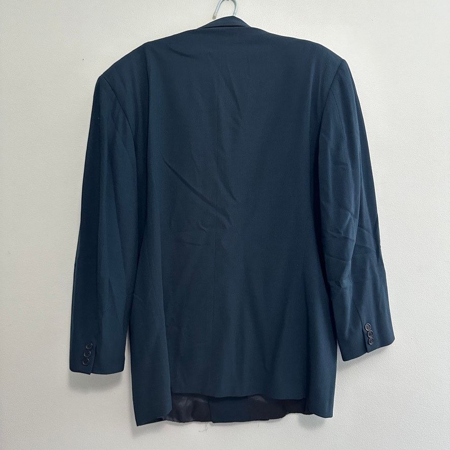 Zanella Zanella navy double breasted blazer size 40R Size 40R - 3 Thumbnail
